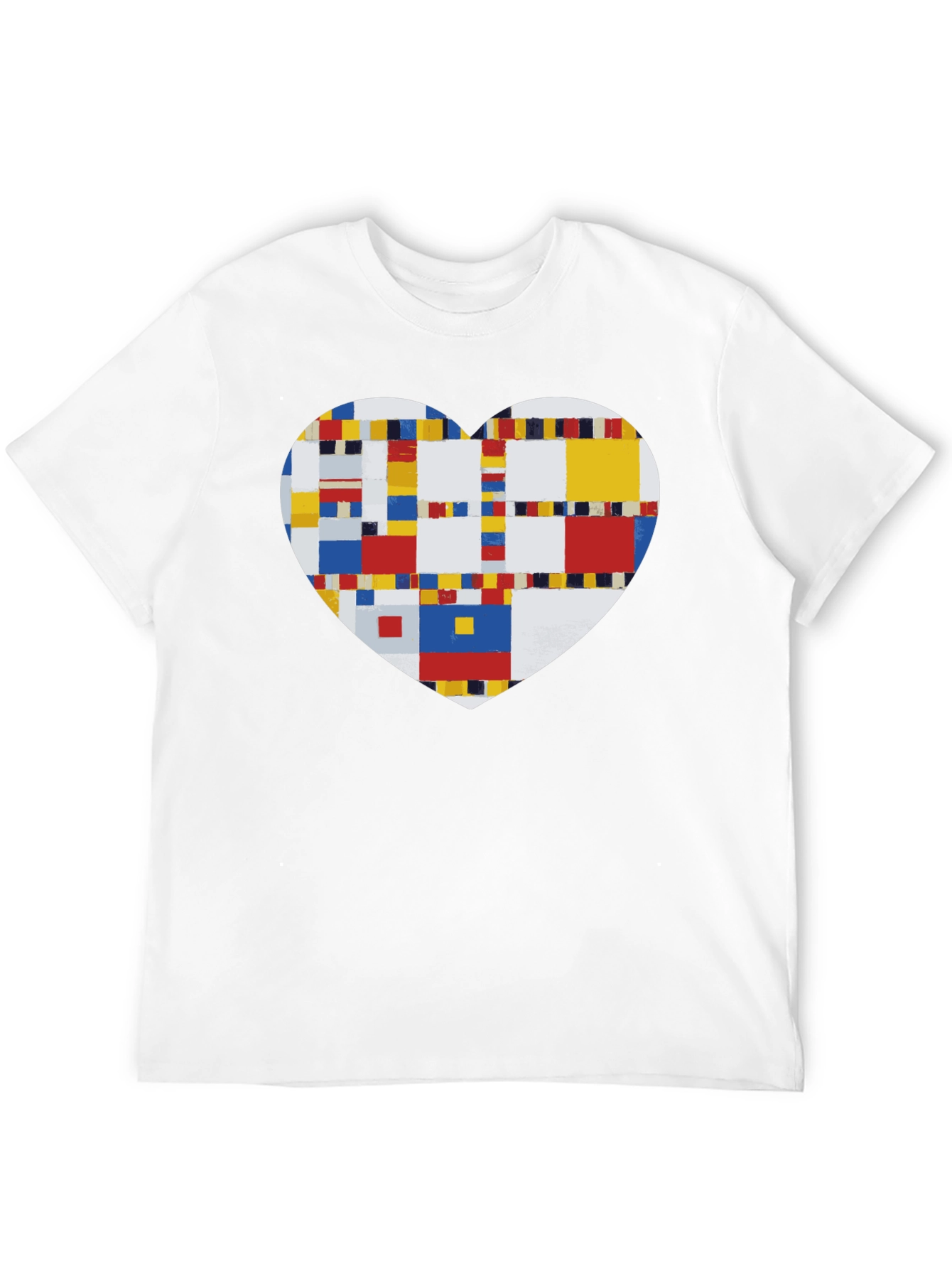 Geometric Heart Art Print T-Shirt