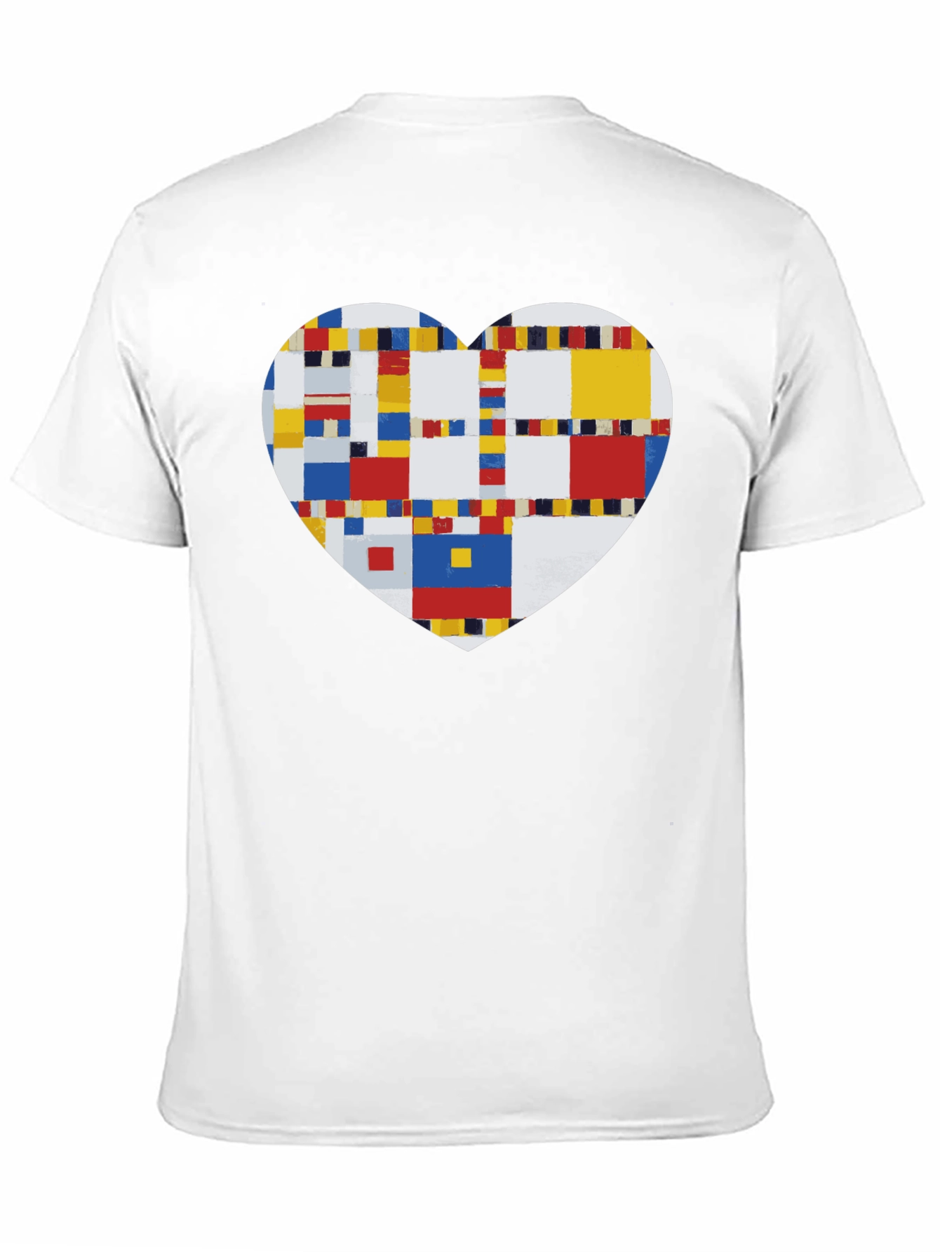 Geometric Heart Art Print T-Shirt