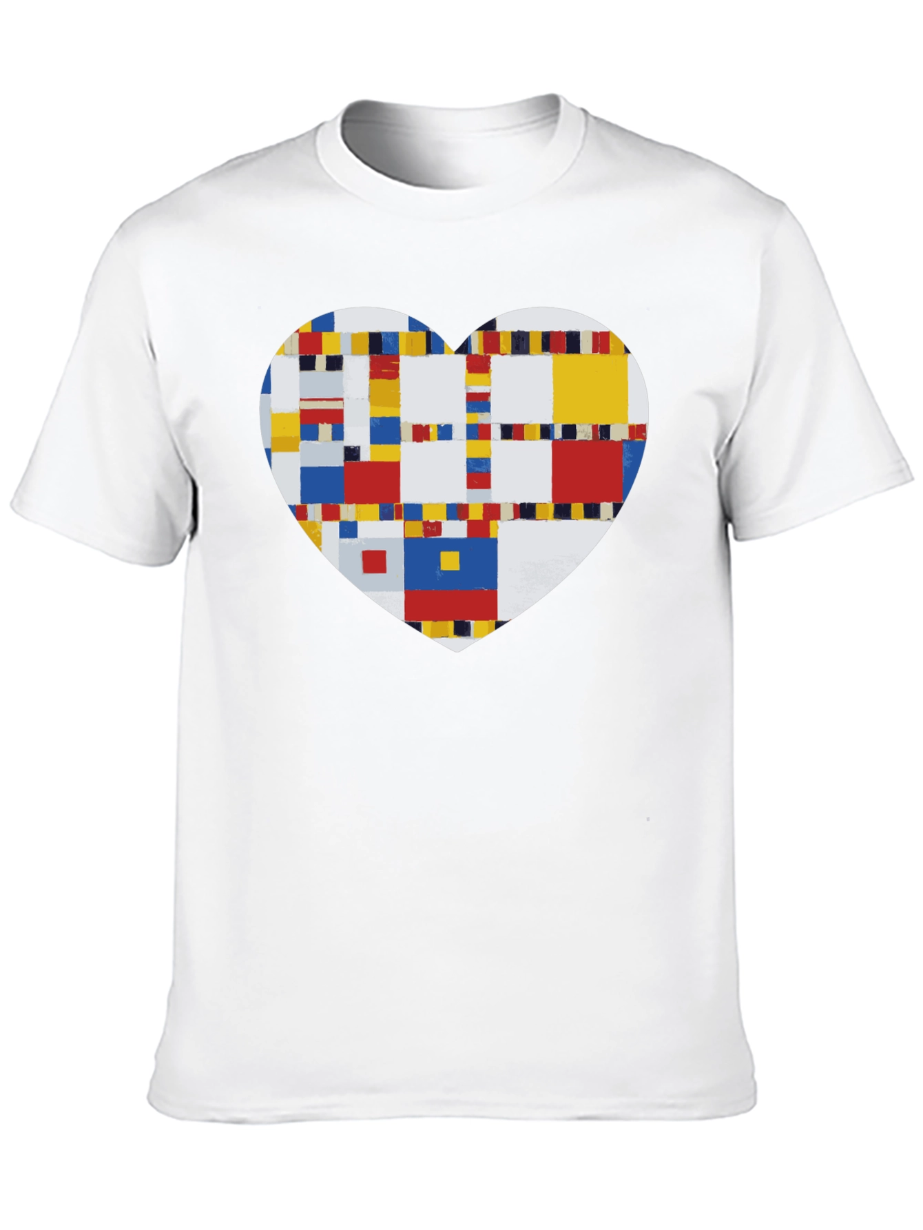 Geometric Heart Art Print T-Shirt