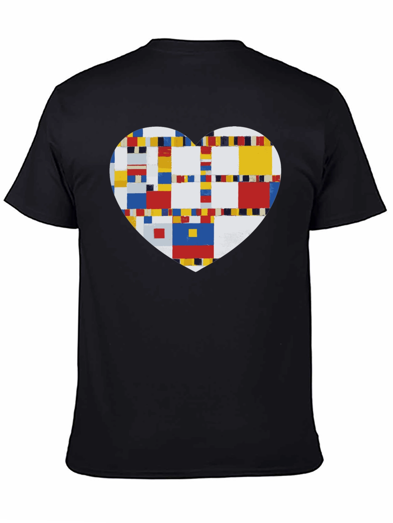 Geometric Heart Art Print T-Shirt