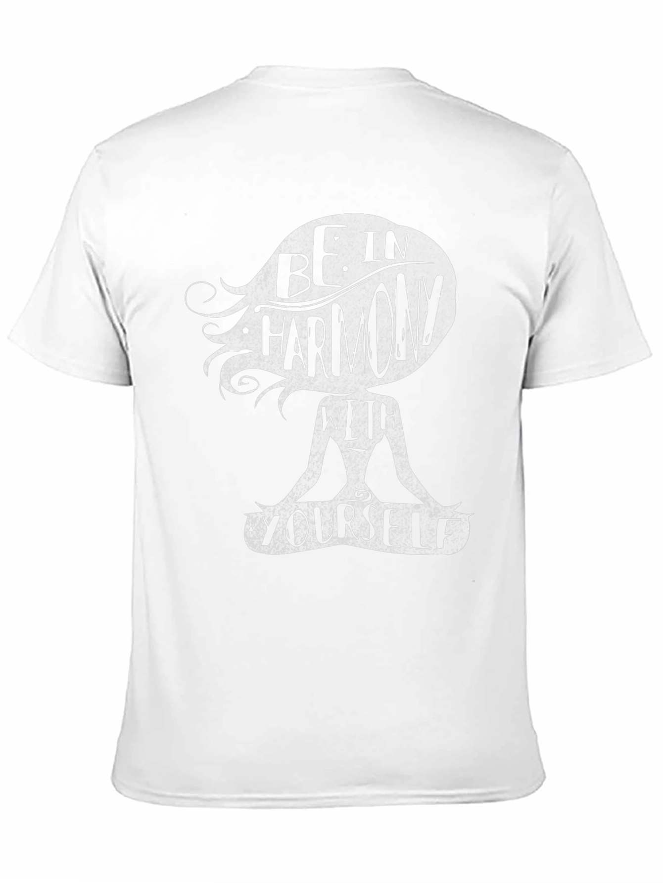 Harmony Within T-Shirt - Meditating Figure Design