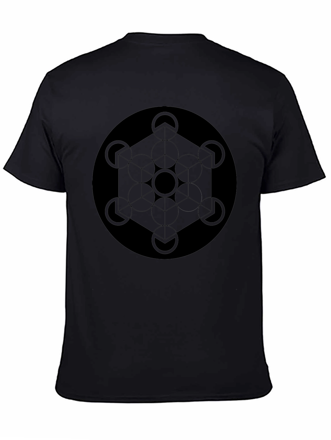 Geometric Circle T-Shirt - Modern Minimalist Design