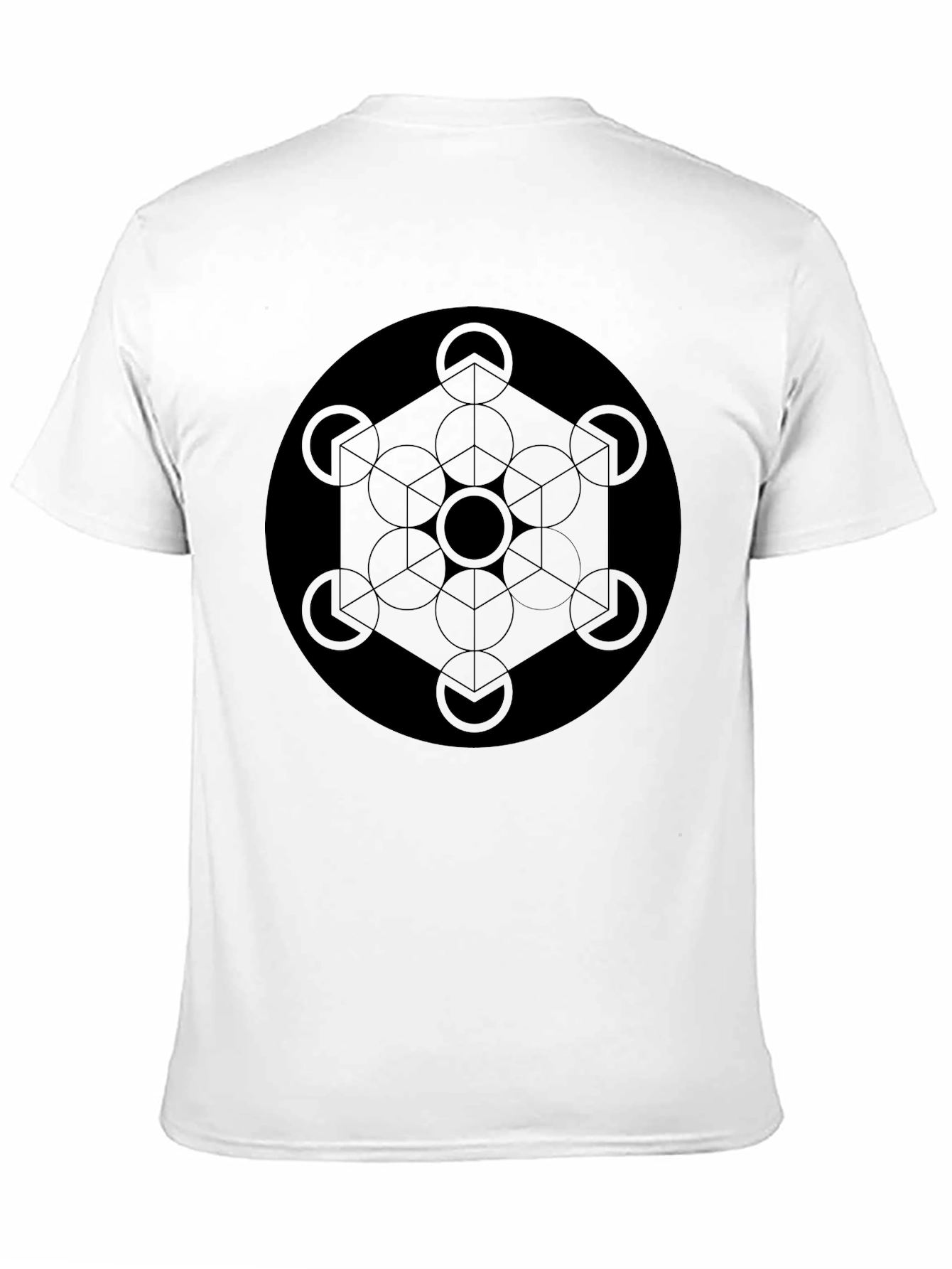 Geometric Circle T-Shirt - Modern Minimalist Design