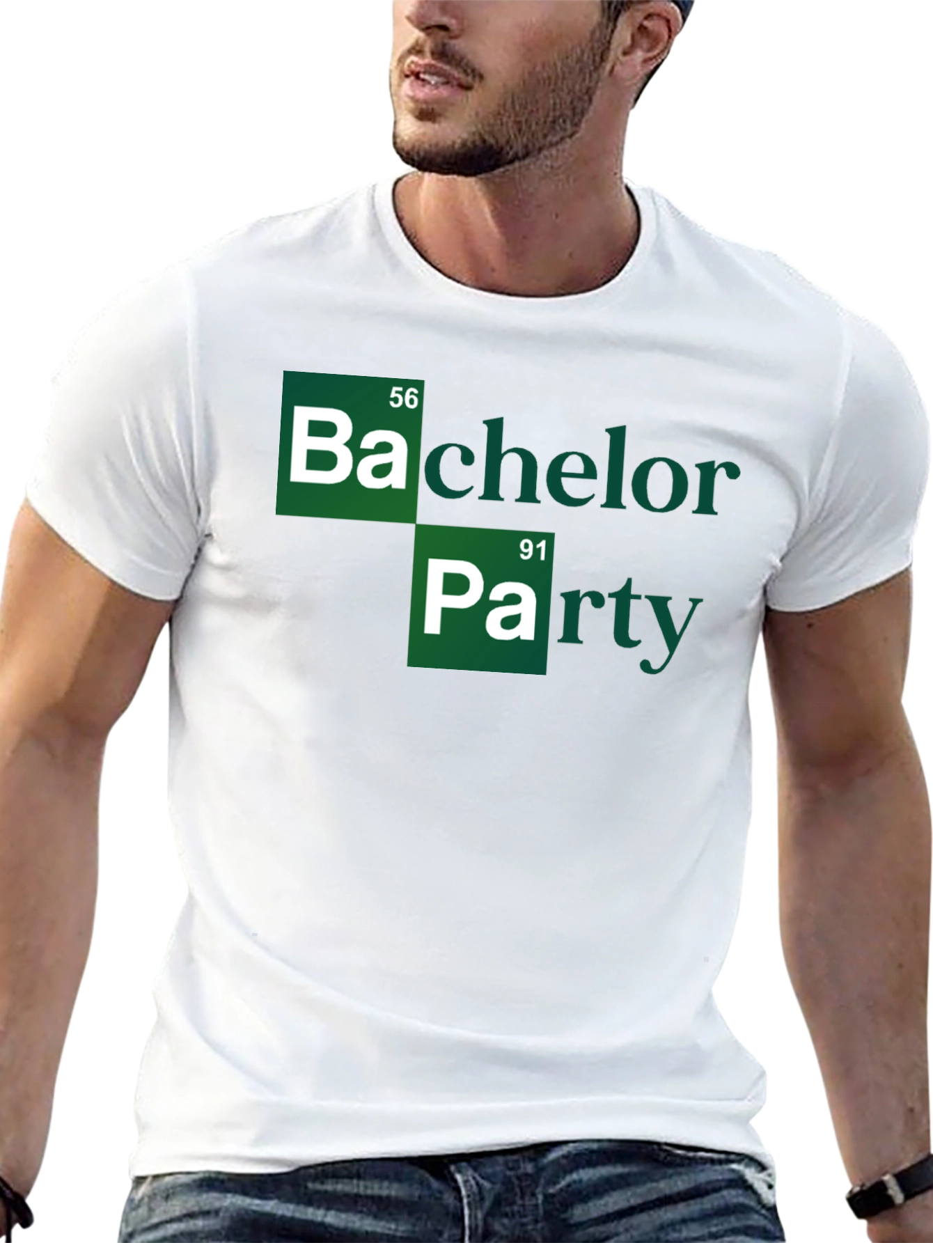 Bachelor Party Periodic Table Style T-Shirt