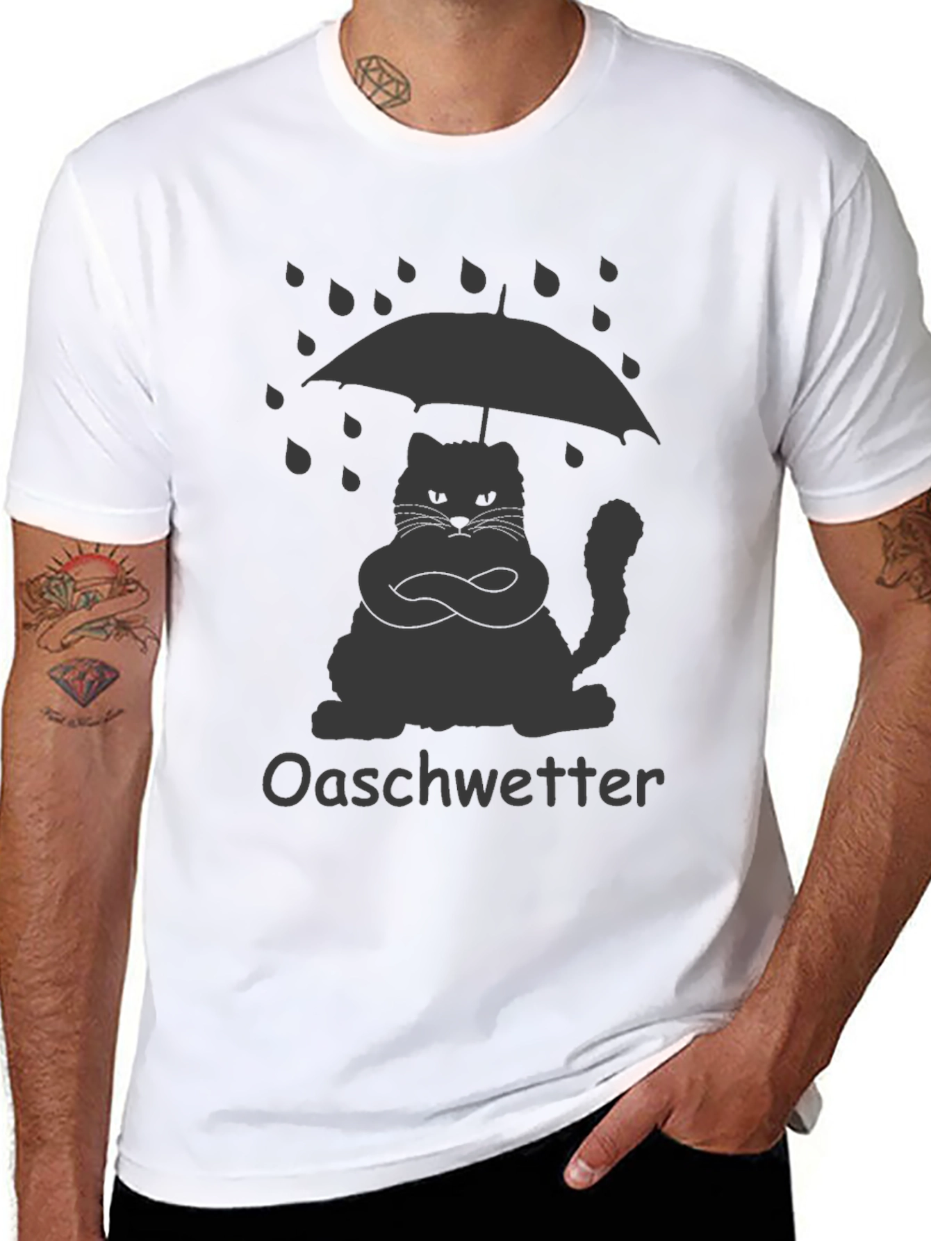 Grumpy Cat Oaschwetter Black T-Shirt