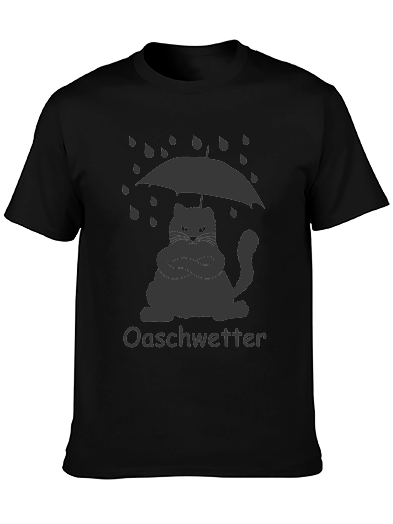 Grumpy Cat Oaschwetter Black T-Shirt