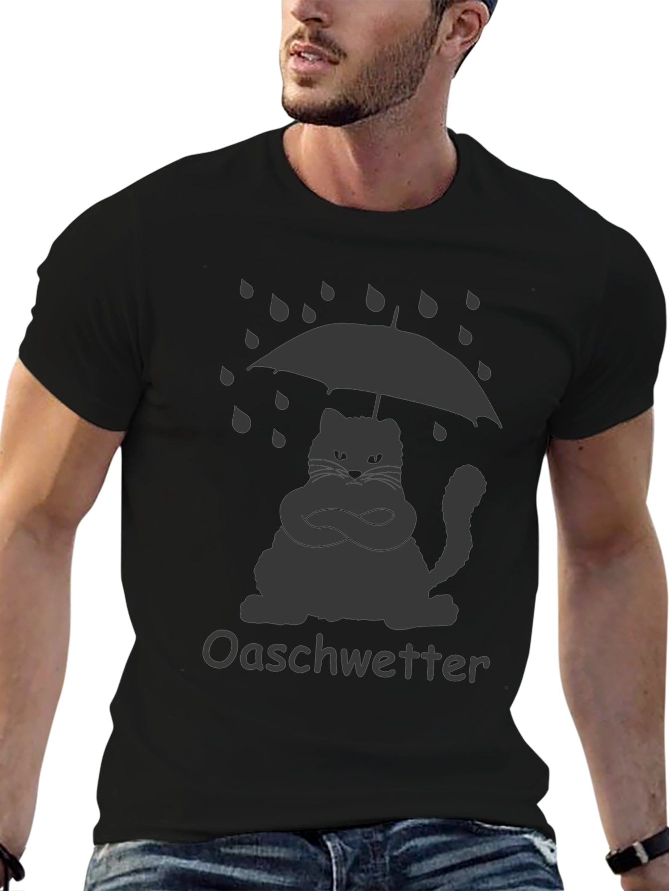 Grumpy Cat Oaschwetter Black T-Shirt