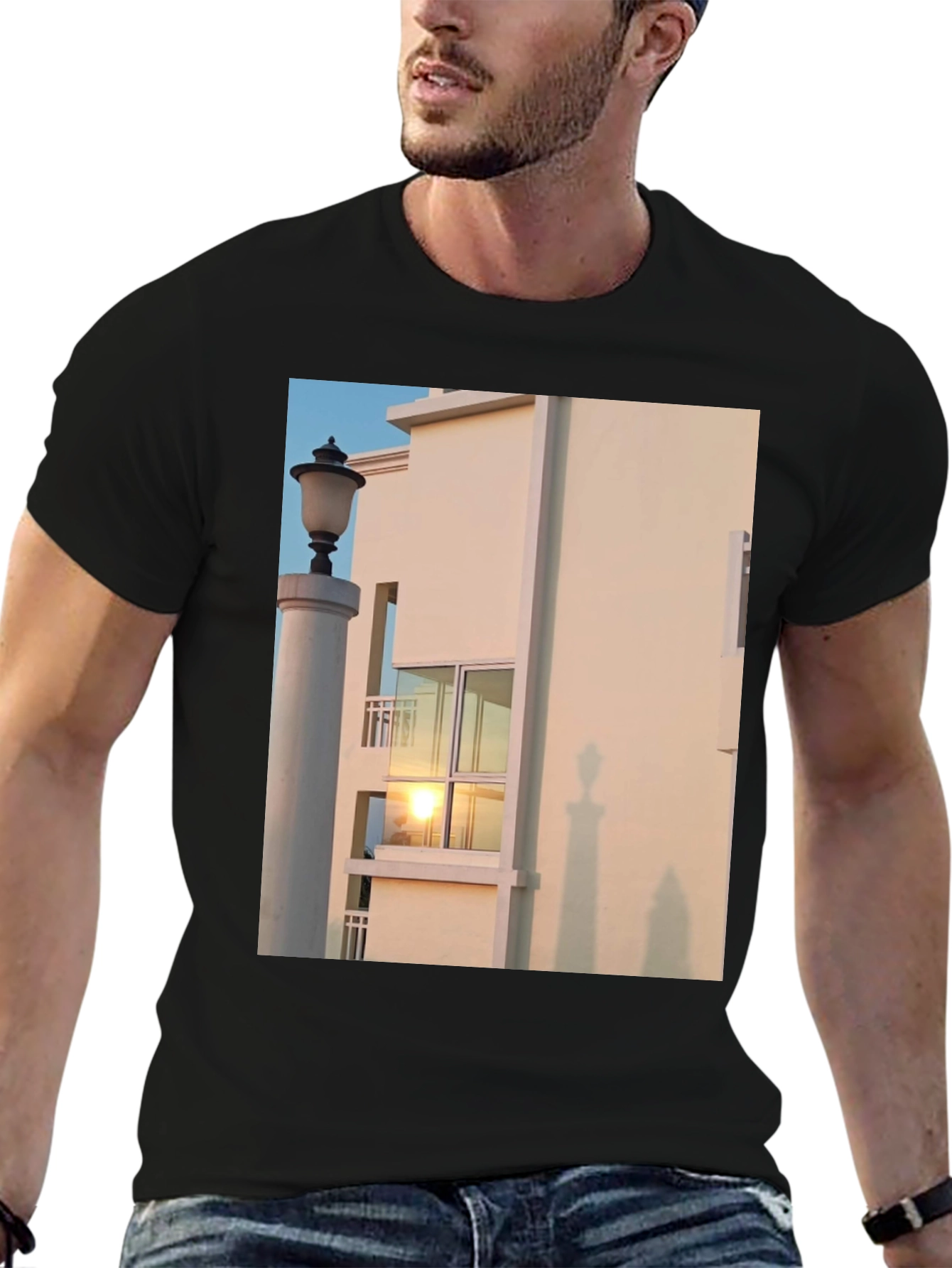 Architectural Sunset Print Tee