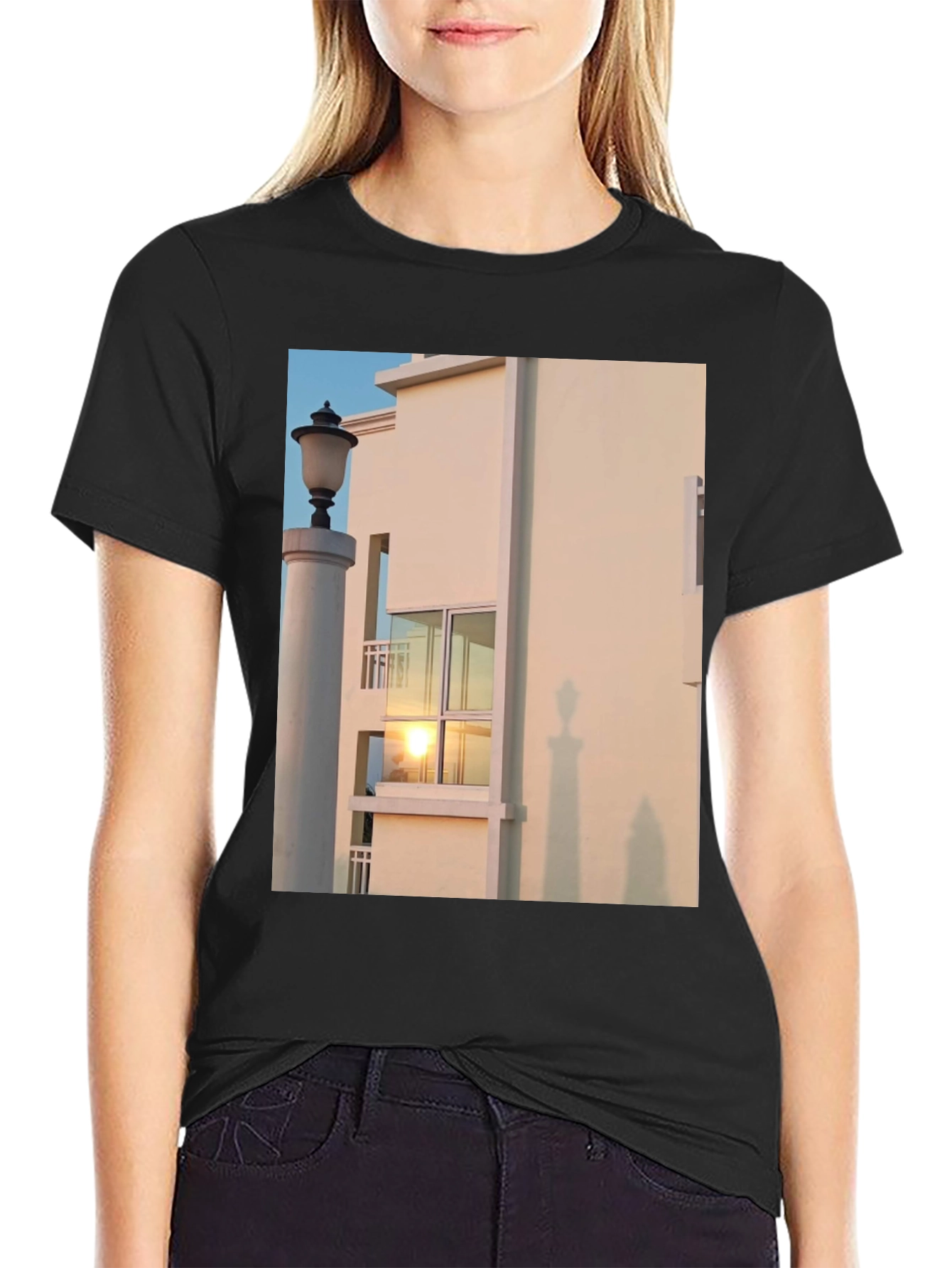 Architectural Sunset Print Tee