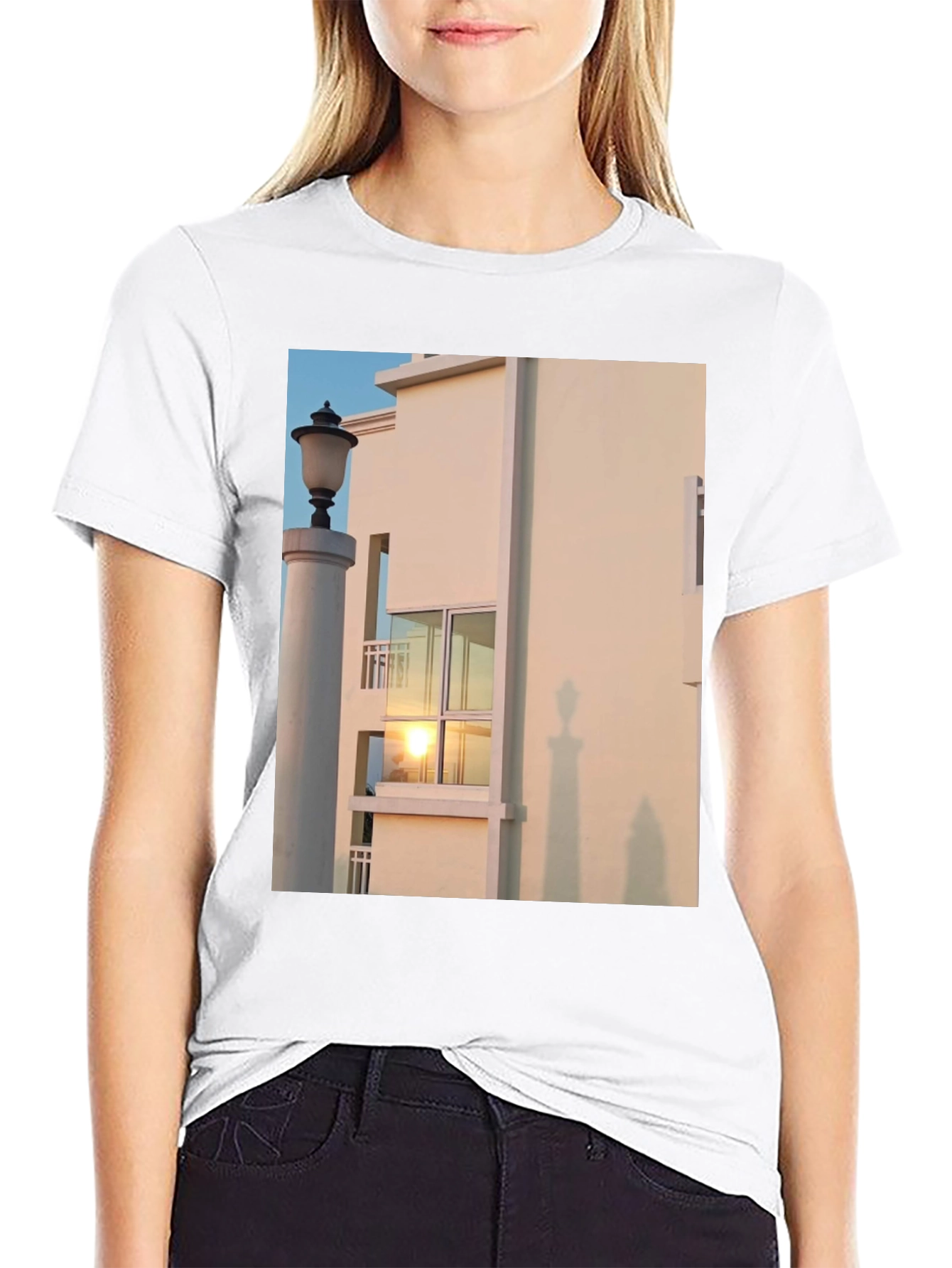 Architectural Sunset Print Tee