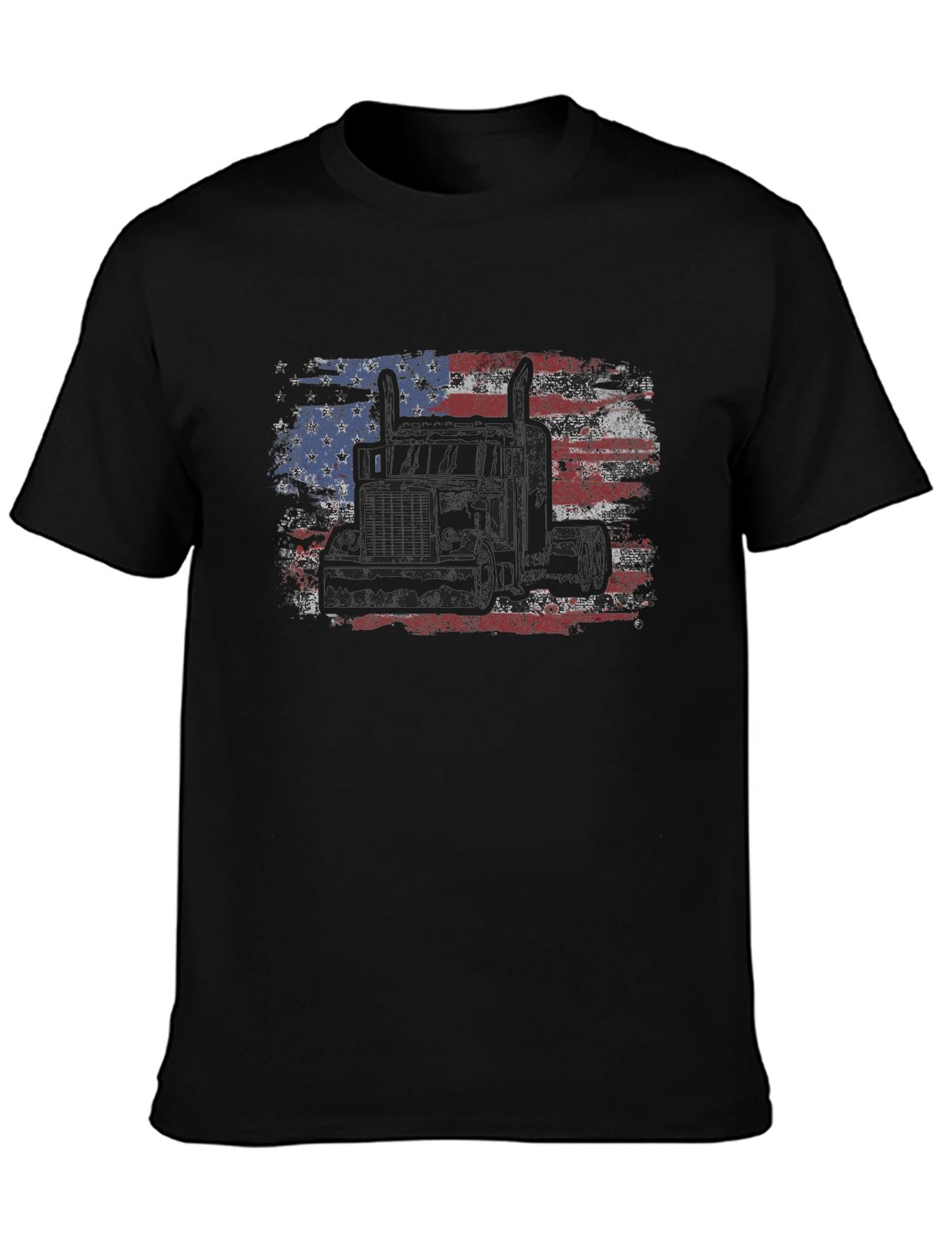 American Trucker Flag T-Shirt