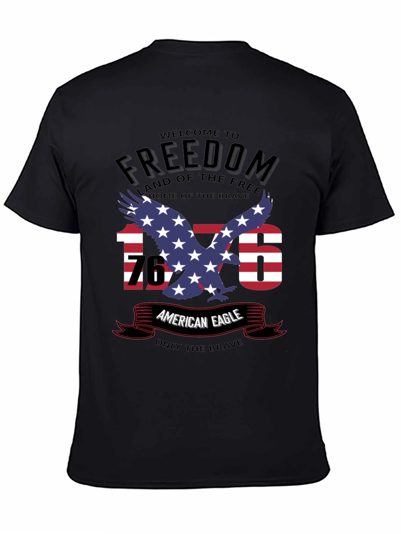 American Eagle Freedom T-Shirt - Patriotic USA Pride