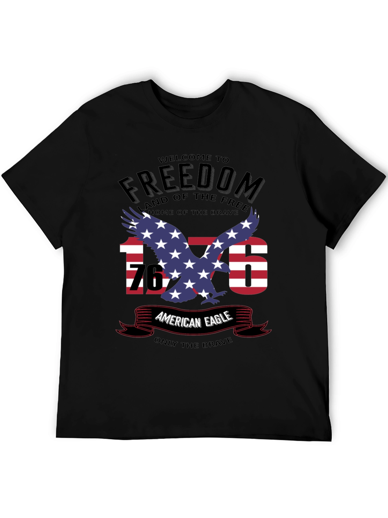 American Eagle Freedom T-Shirt - Patriotic USA Pride