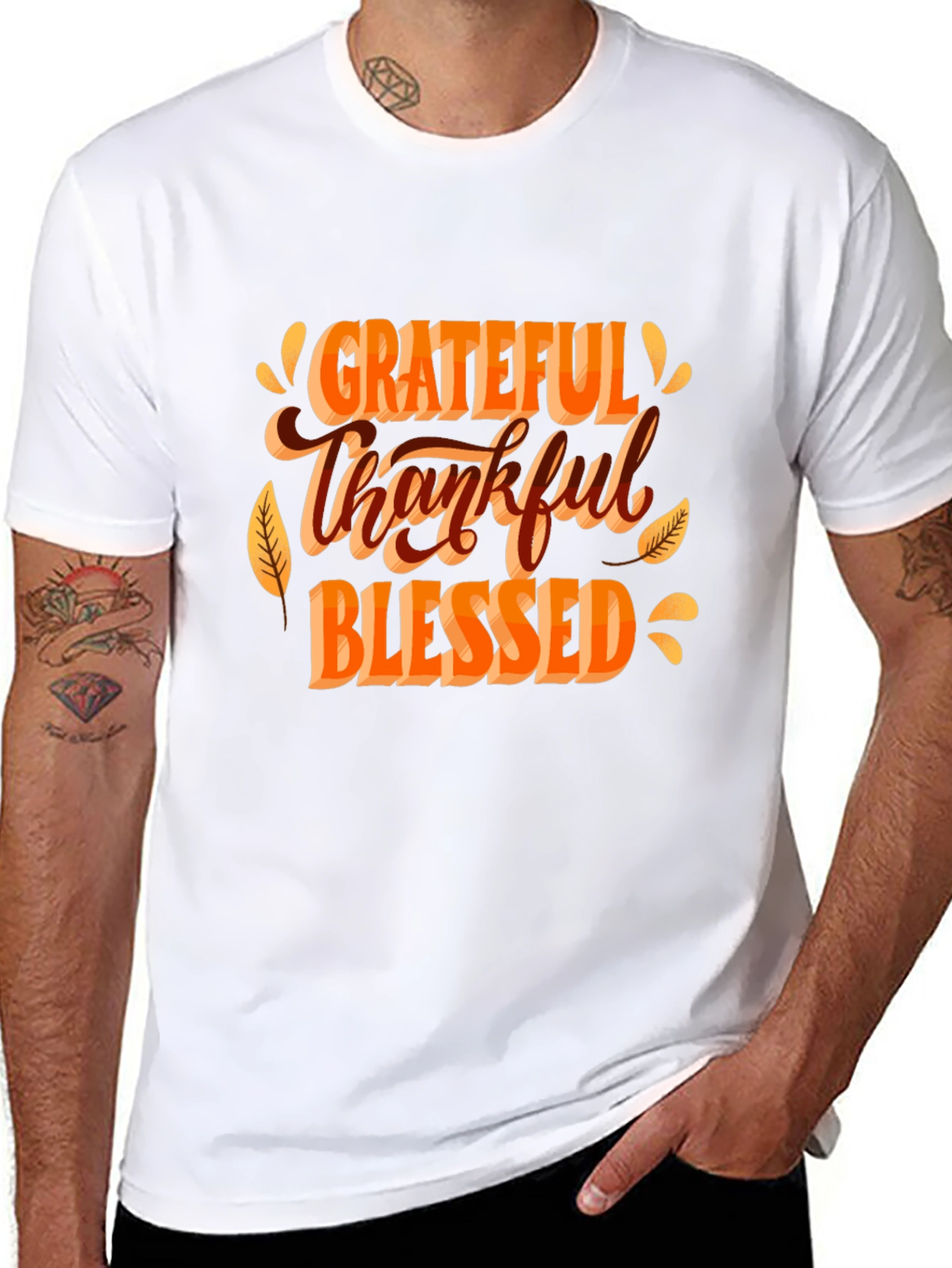 Grateful Thankful Blessed T-Shirt