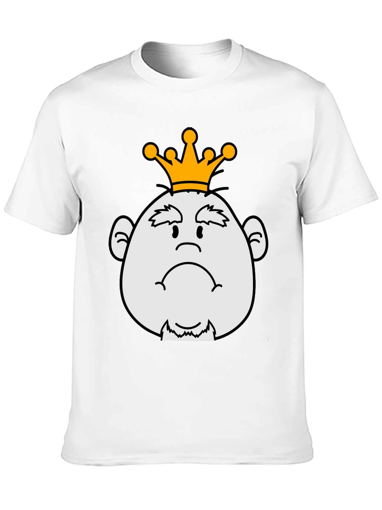Grumpy King Graphic Tee - Black
