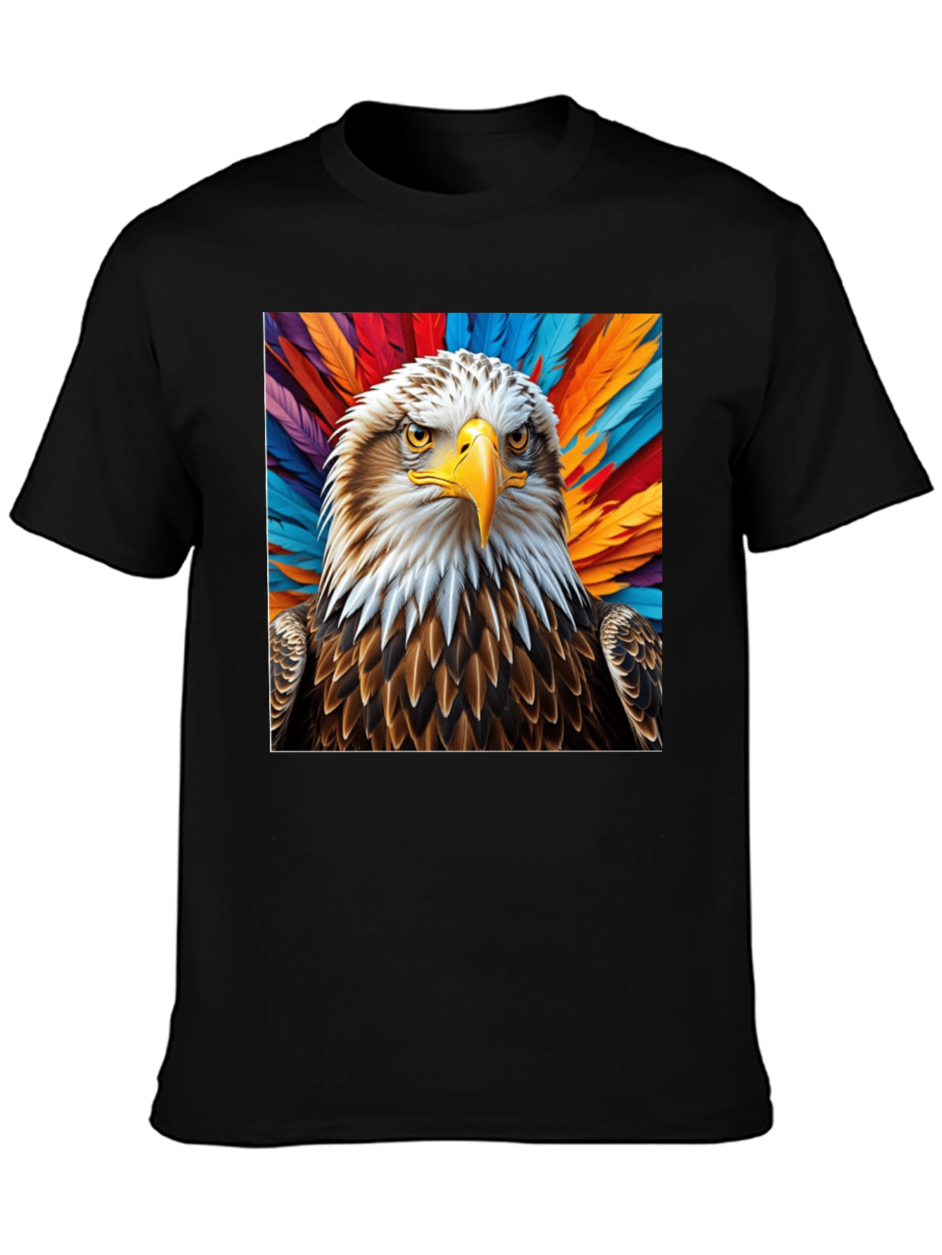 Eagle Graphic Tee - Bold Feathered Design