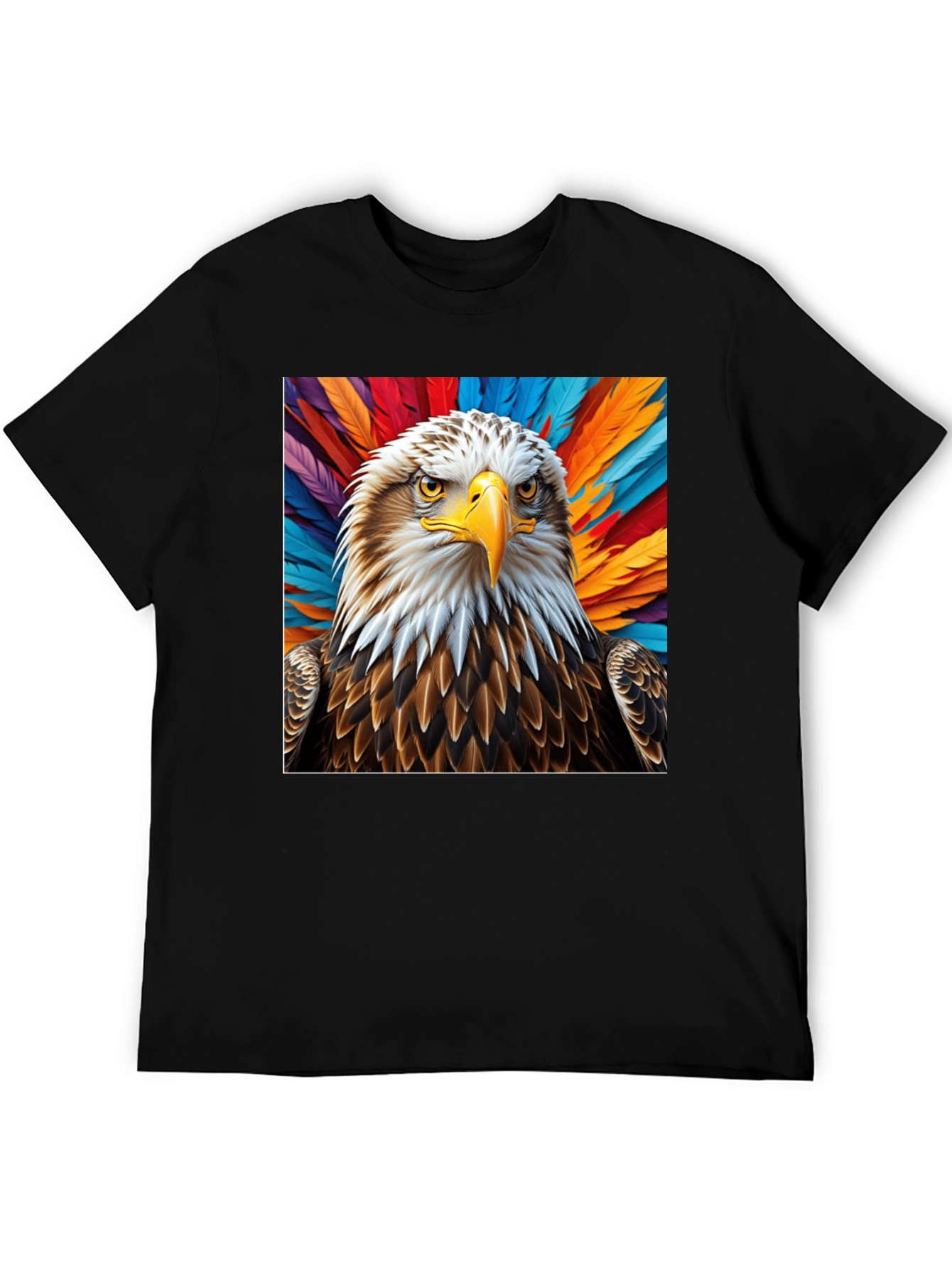 Eagle Graphic Tee - Bold Feathered Design