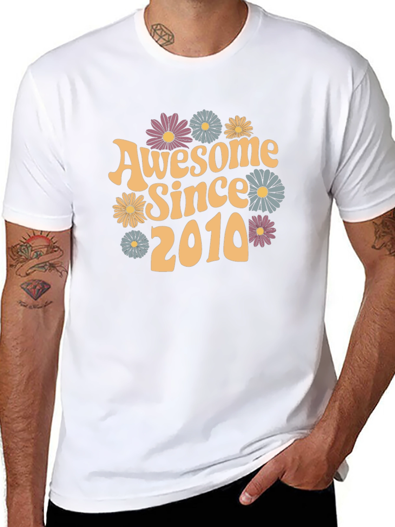 Awesome Since 2010 Graphic T-Shirt
