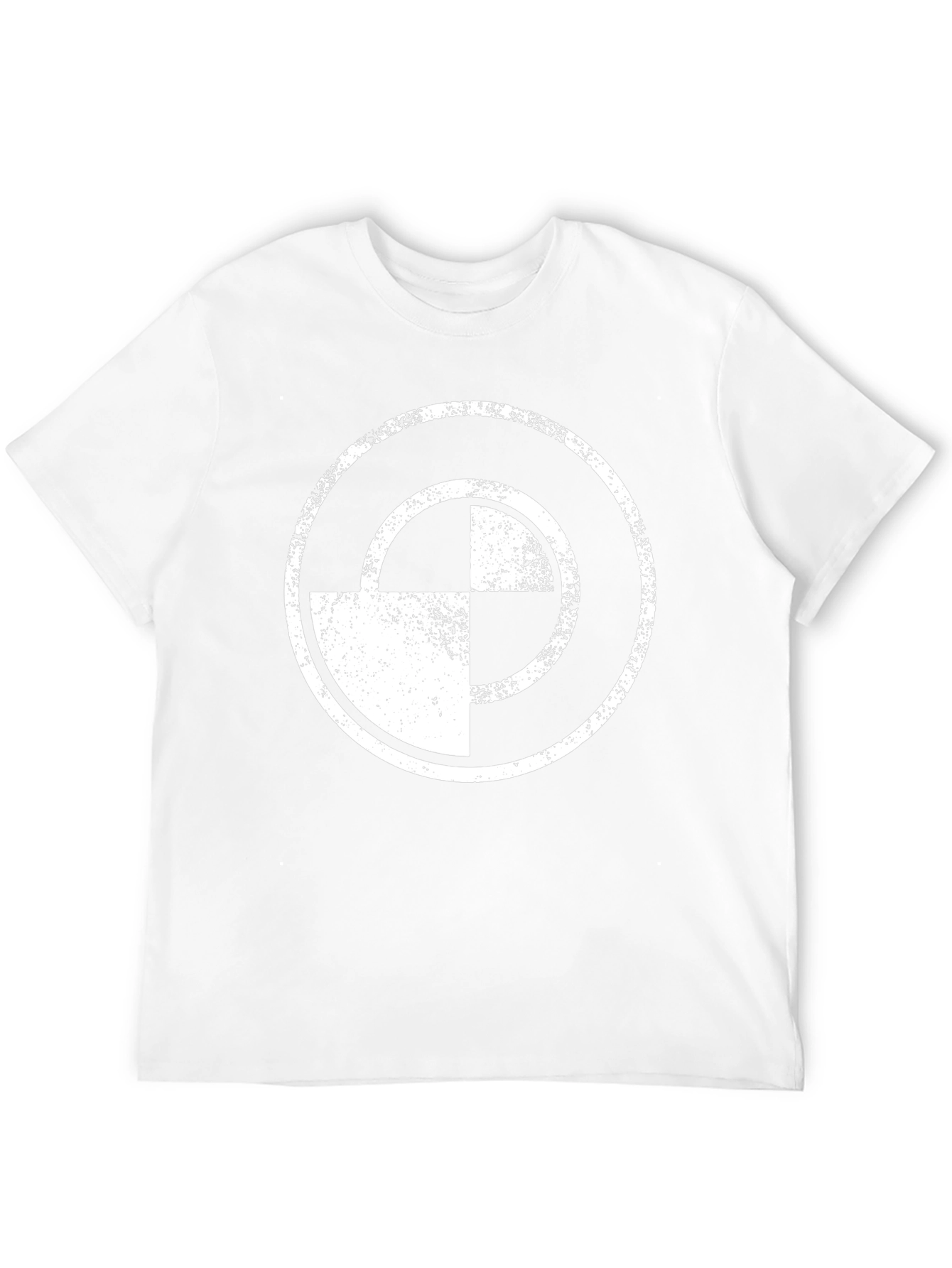 Graphic Tee: Distressed Target Circle