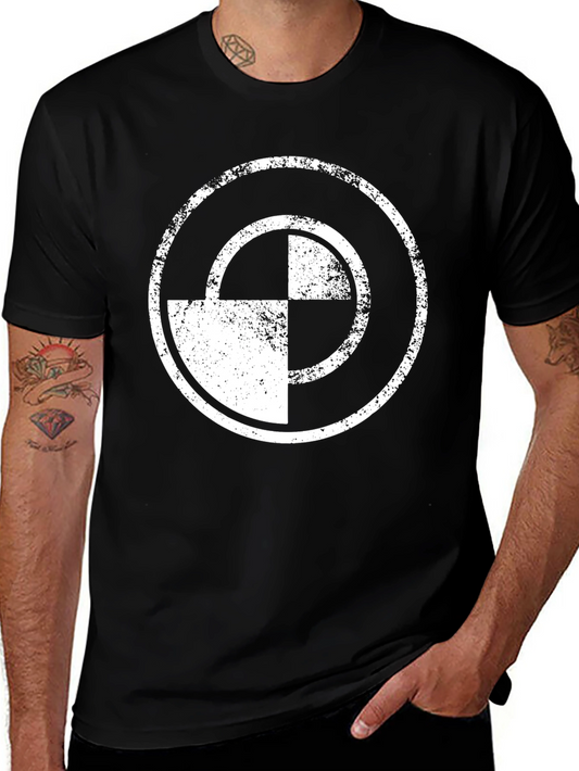 Graphic Tee: Distressed Target Circle