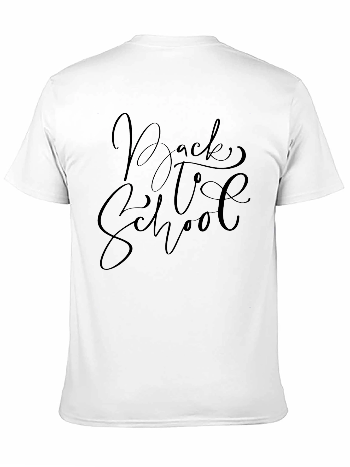 Back to School Black Graphic Tee