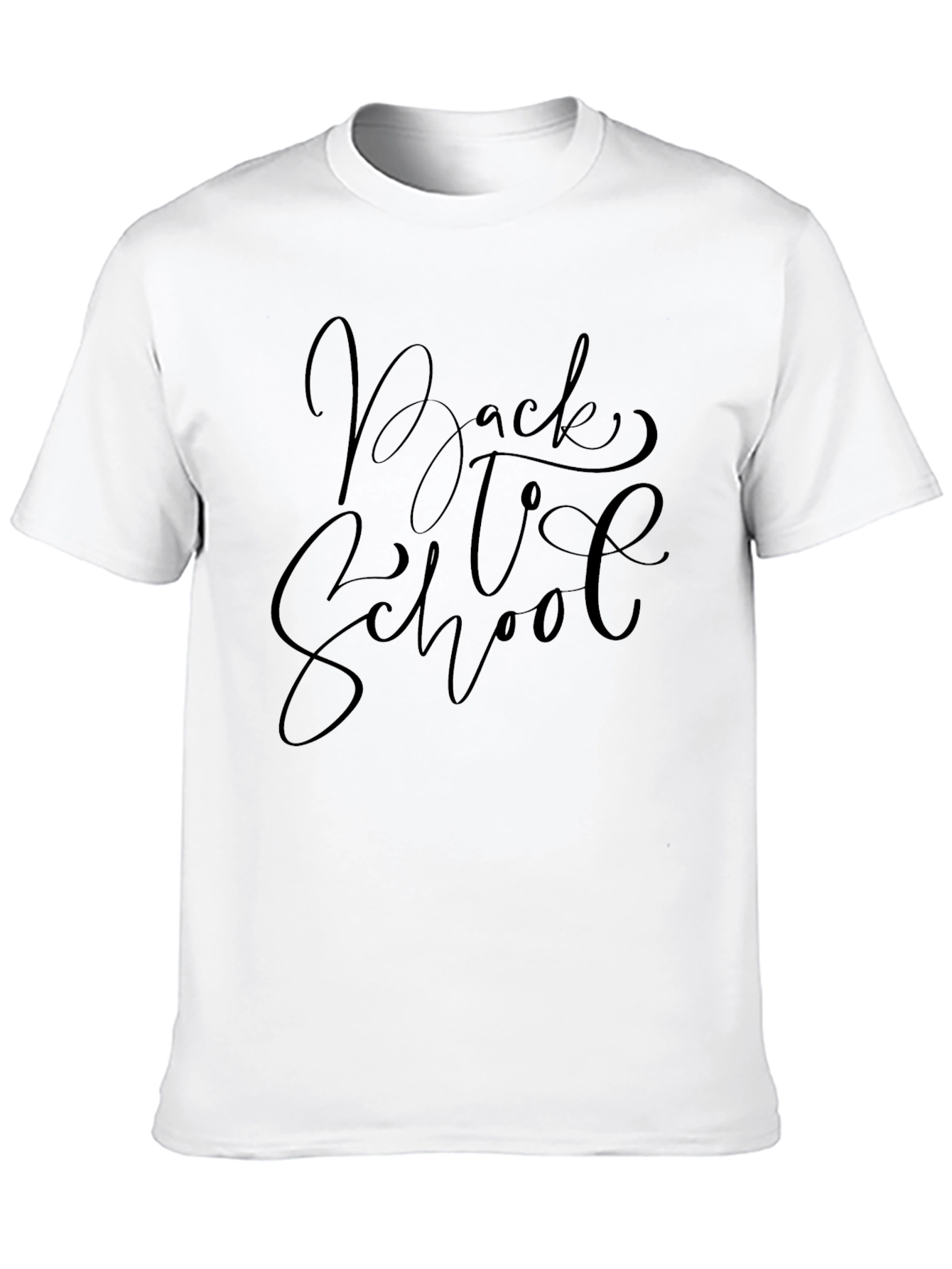 Back to School Black Graphic Tee