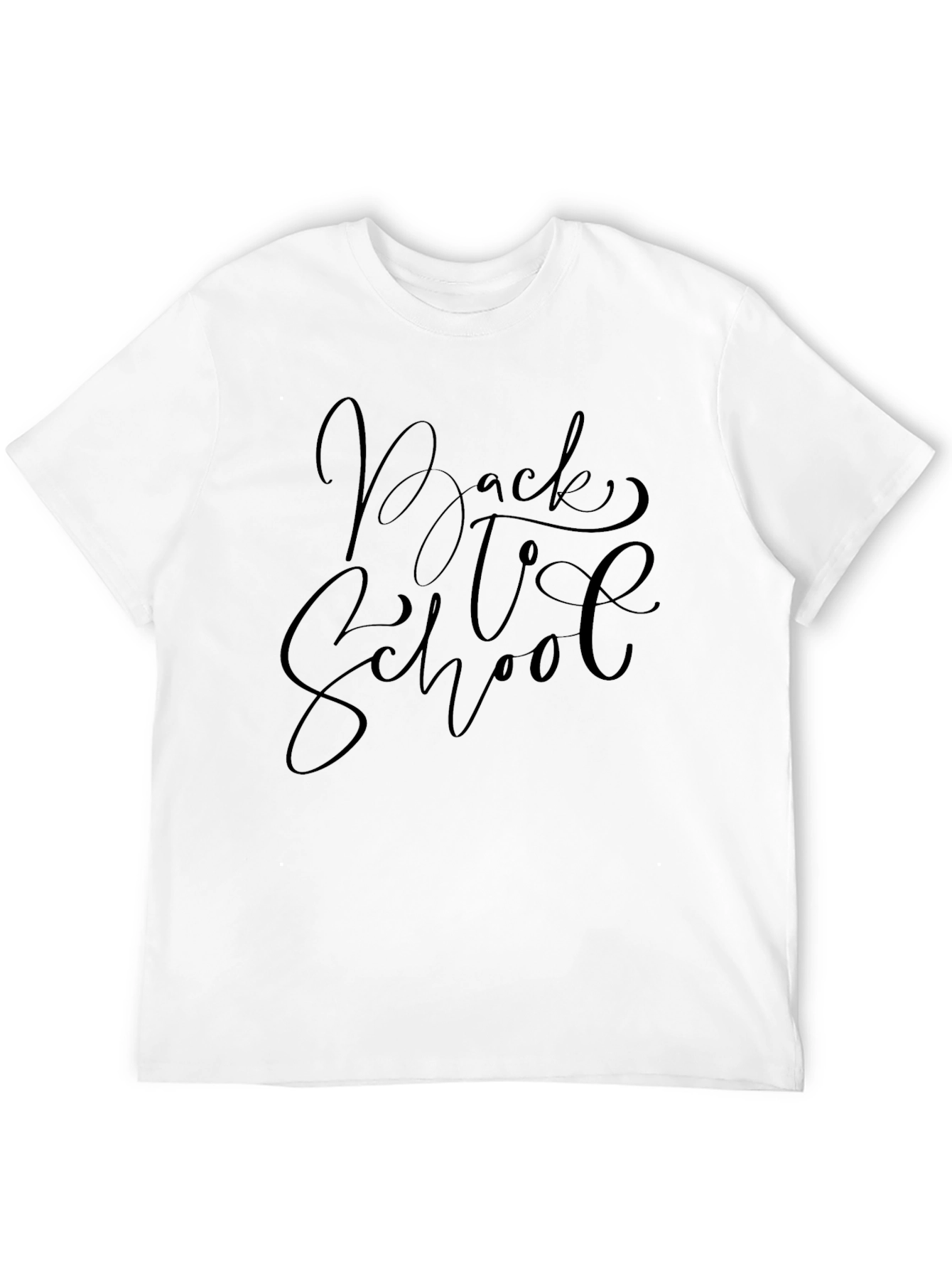 Back to School Black Graphic Tee