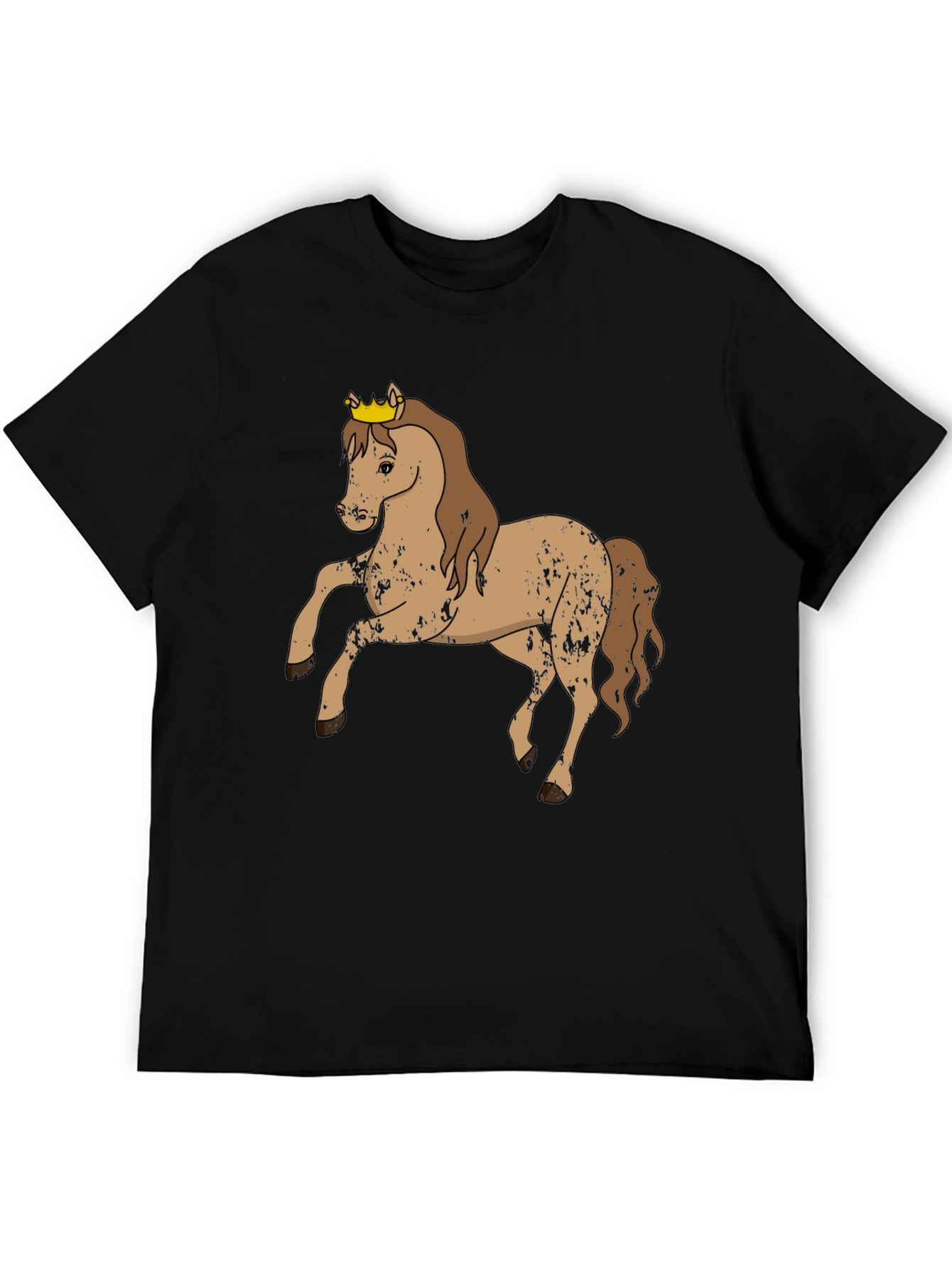 Horse Wearing Crown Graphic Tee