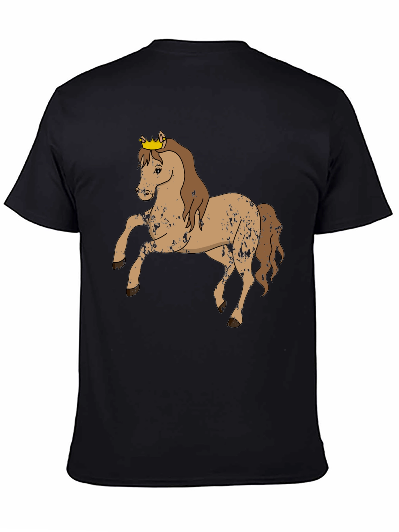 Horse Wearing Crown Graphic Tee