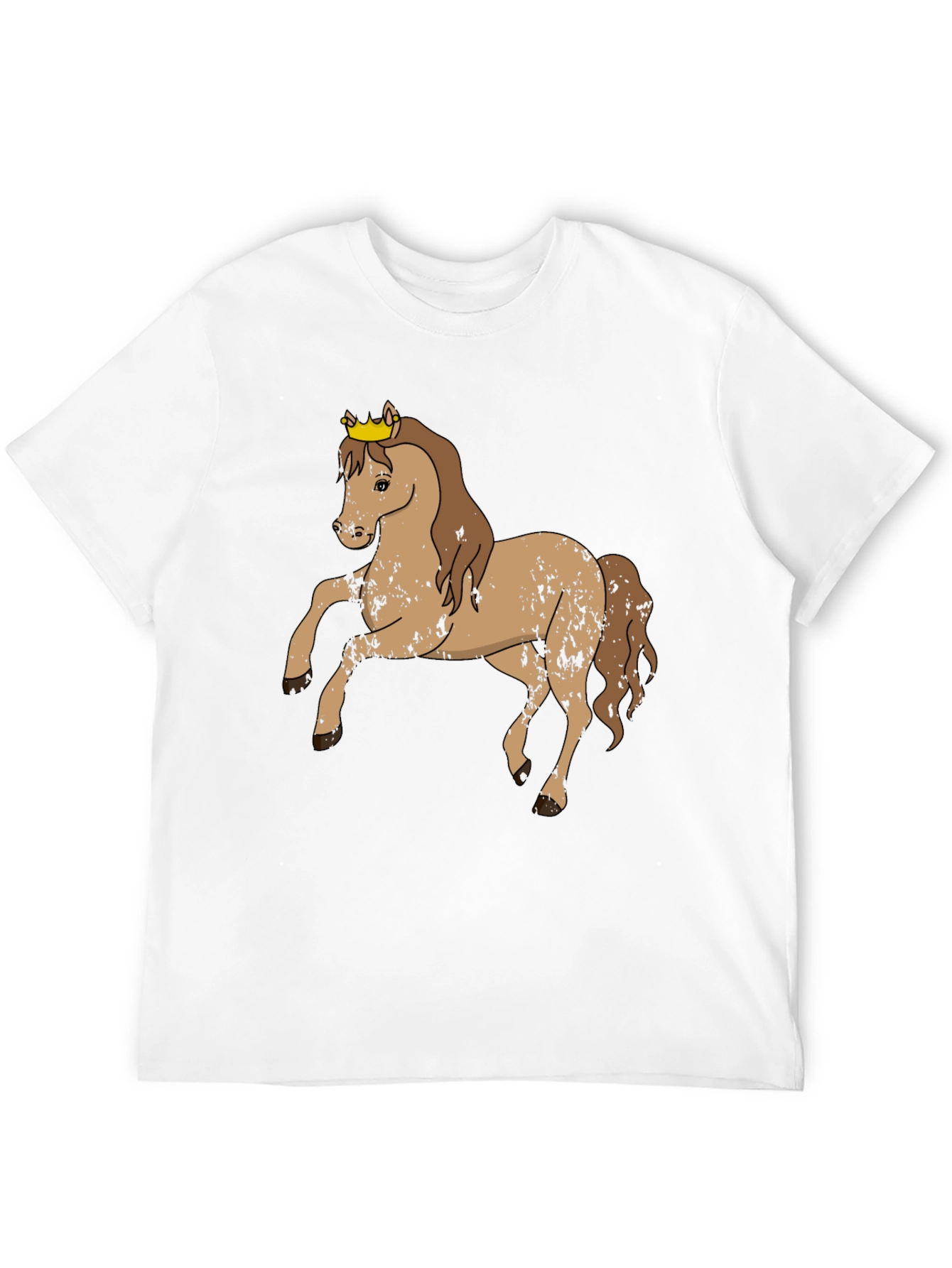 Horse Wearing Crown Graphic Tee