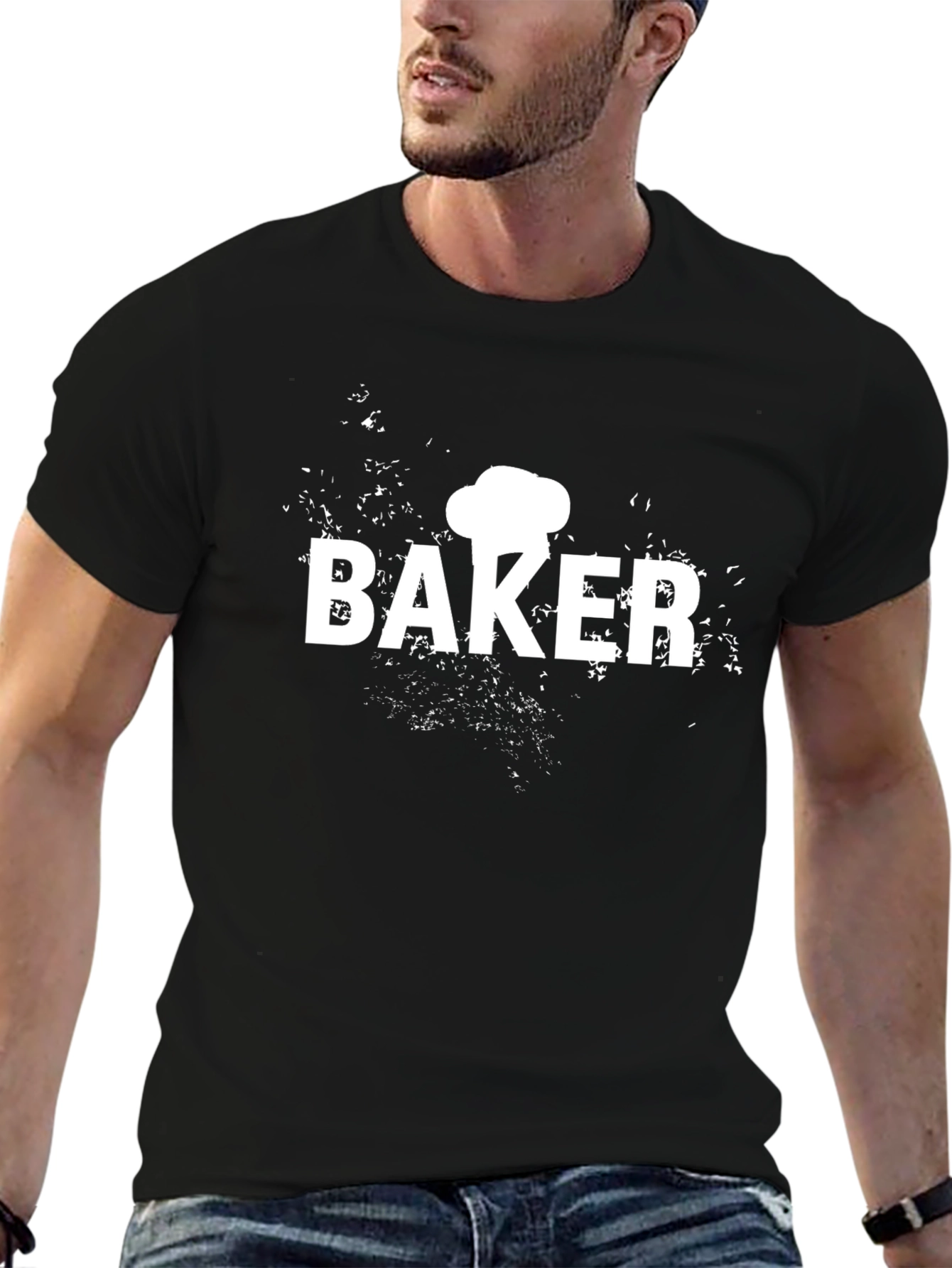 Baker T-Shirt - Chef Hat Design