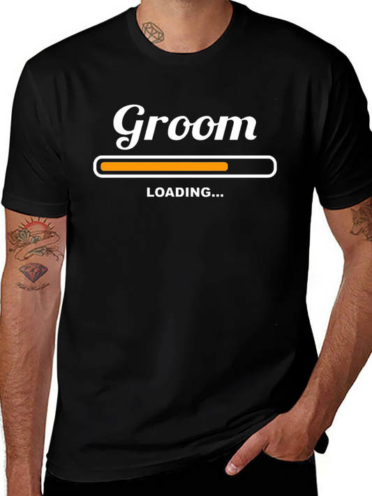 Groom Loading Funny T-Shirt - Wedding Prep