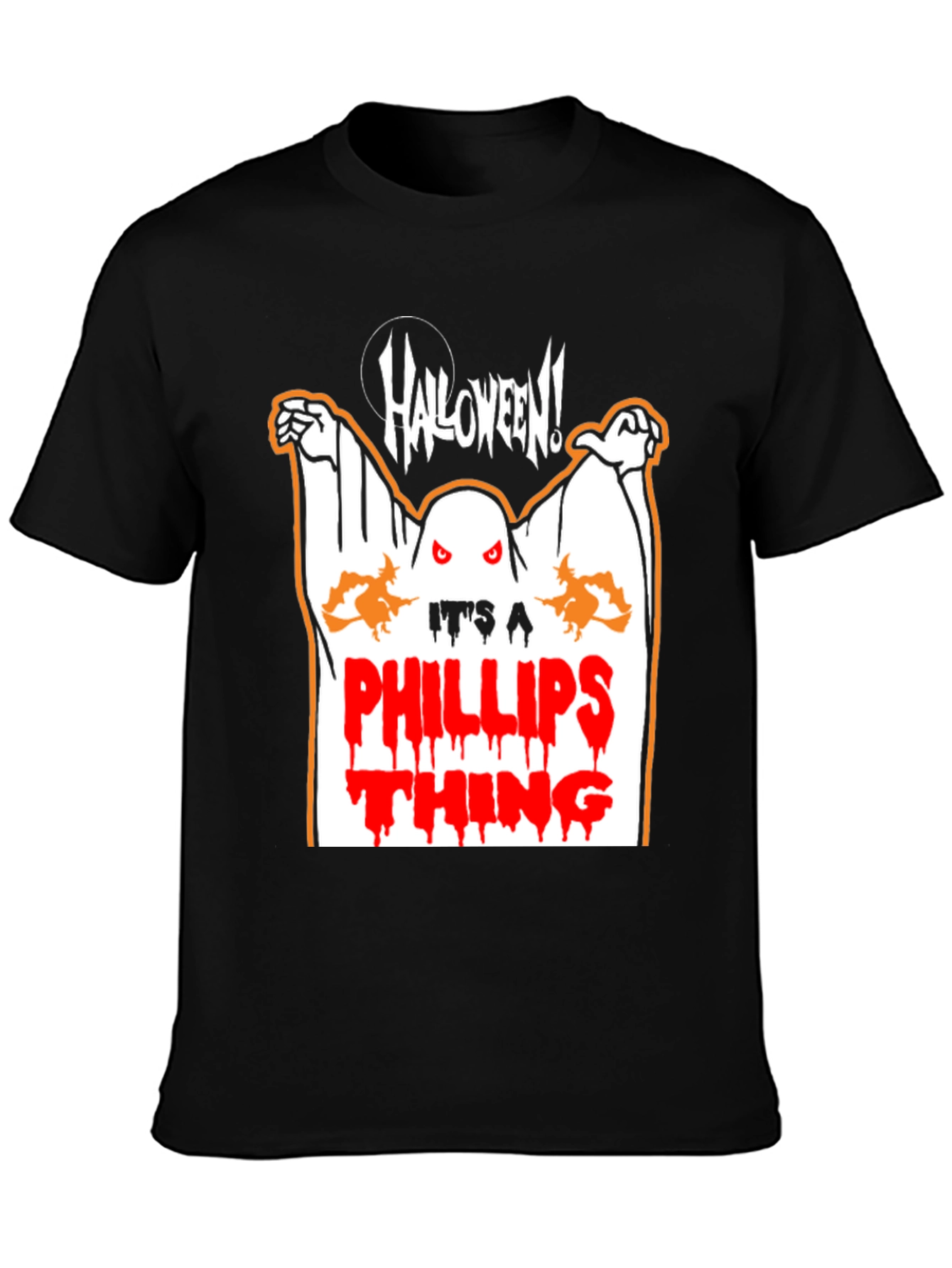 Halloween Phillips Thing Black T-Shirt