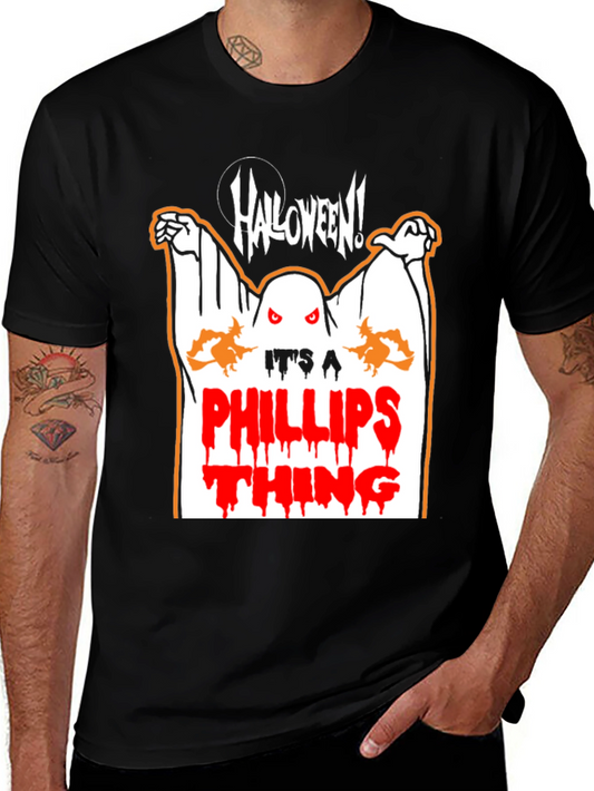 Halloween Phillips Thing Black T-Shirt