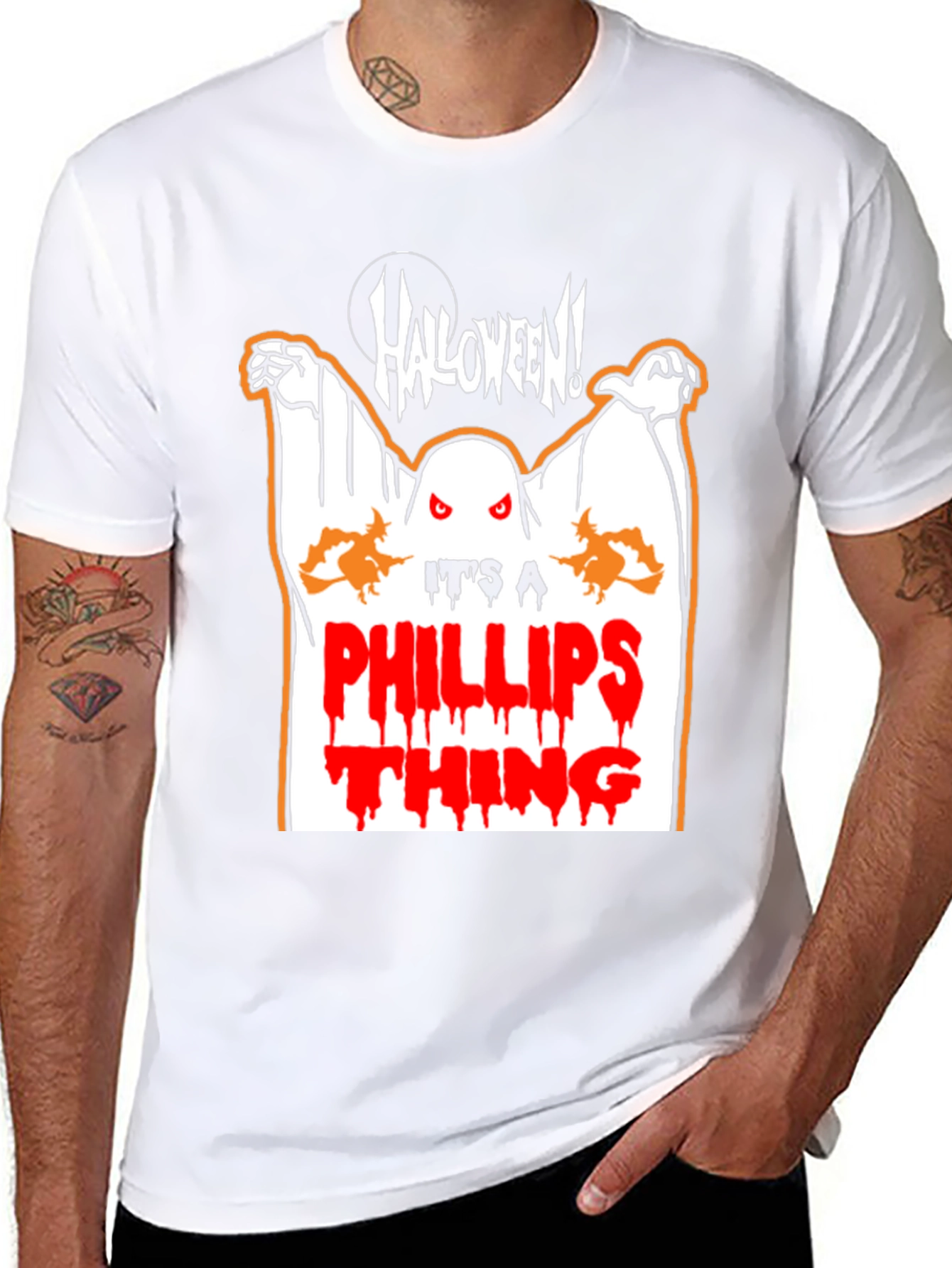 Halloween Phillips Thing Black T-Shirt
