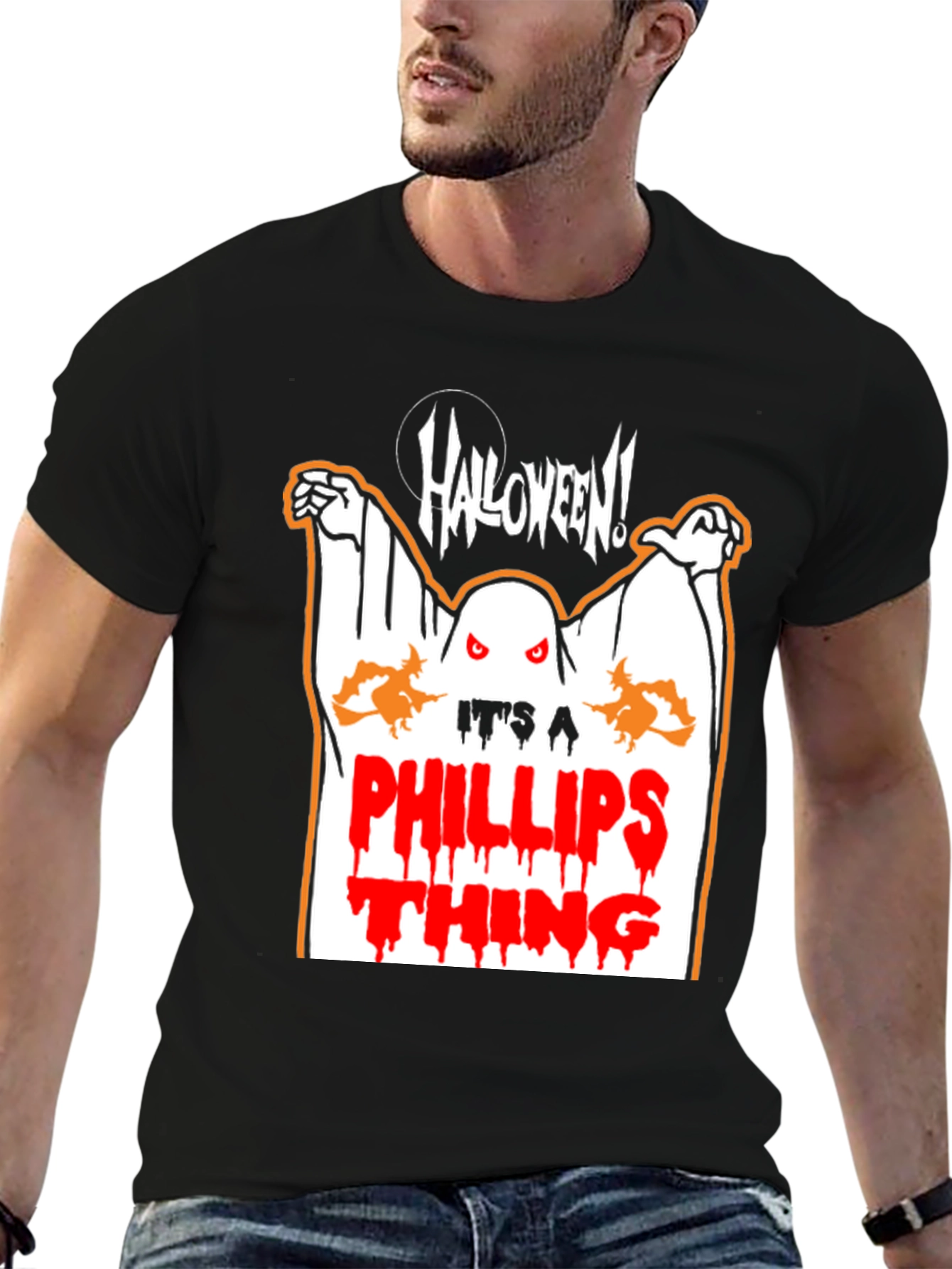 Halloween Phillips Thing Black T-Shirt