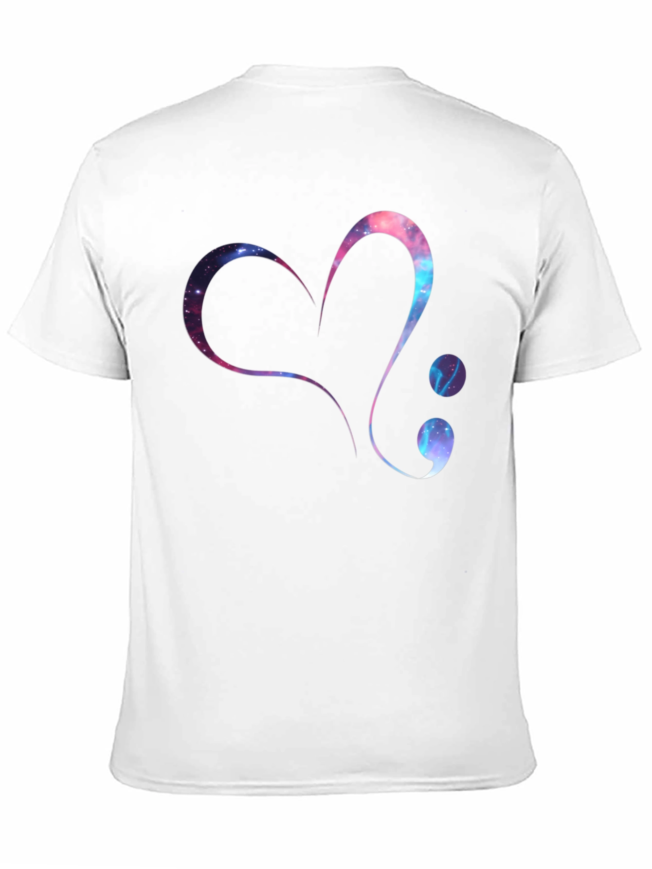 Galaxy Heart Semicolon Graphic Tee