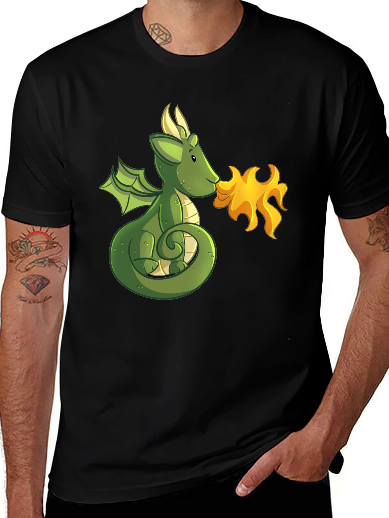 Green Dragon Fire T-Shirt