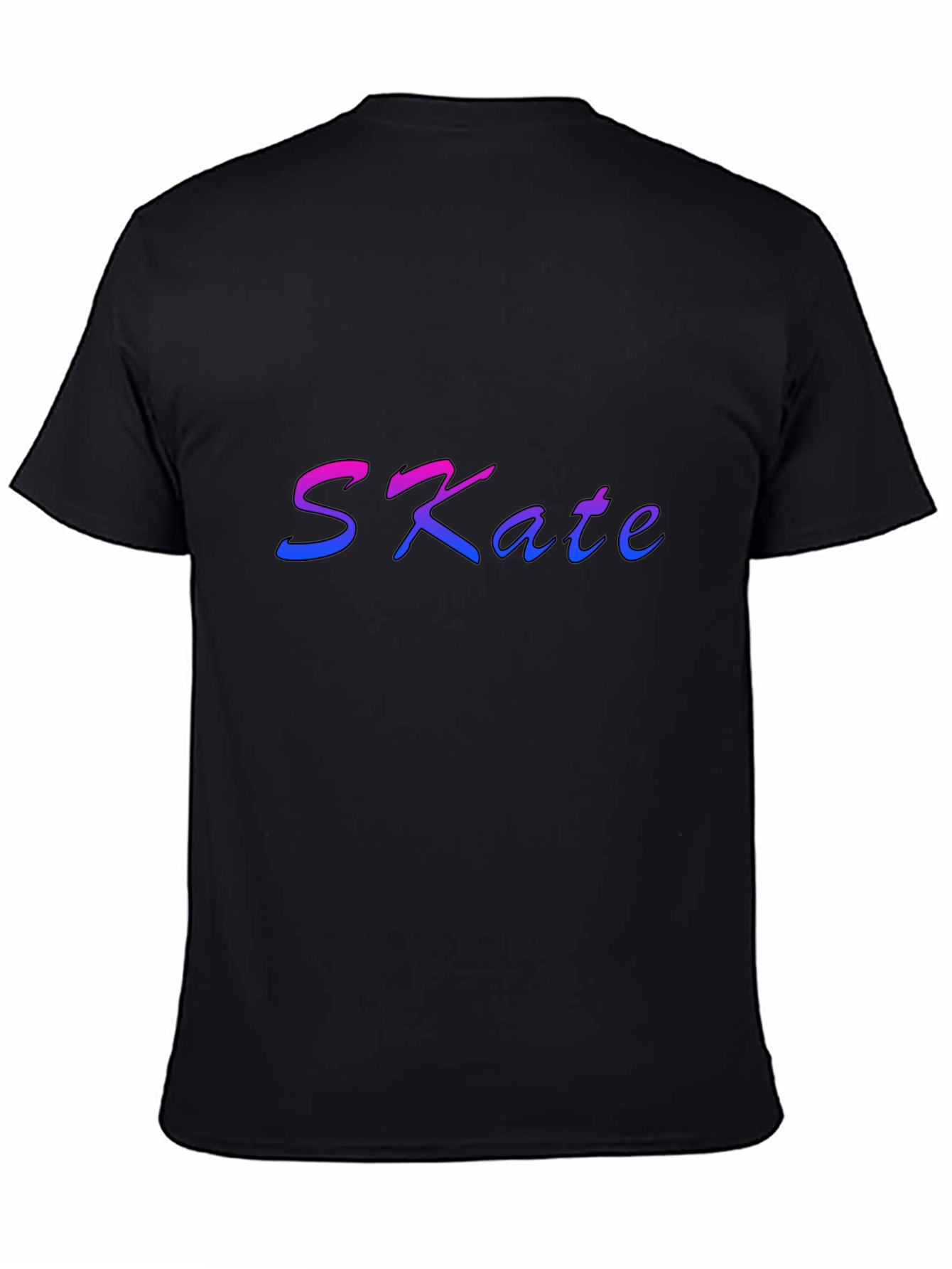 Gradient SKate Black T-Shirt