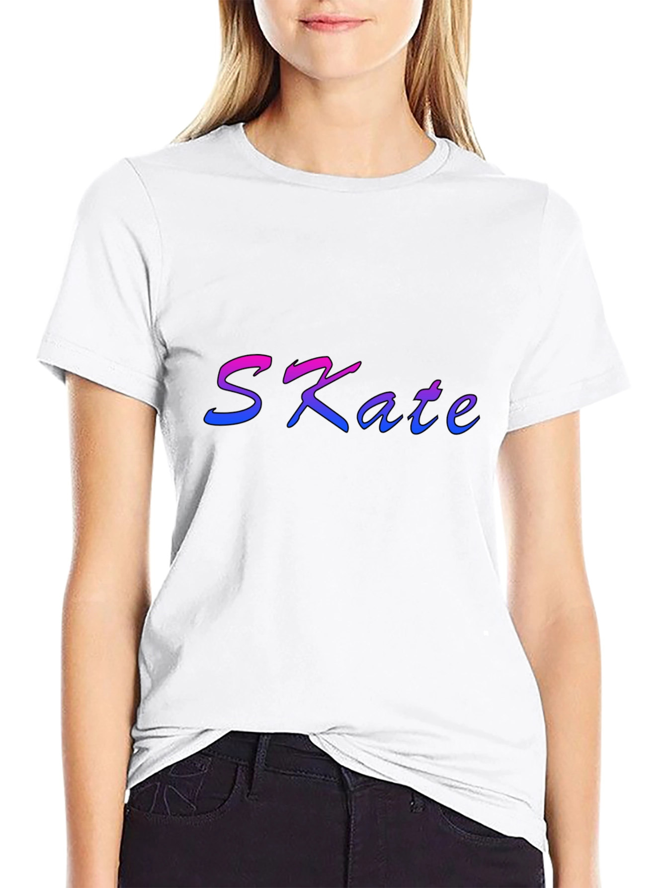 Gradient SKate Black T-Shirt