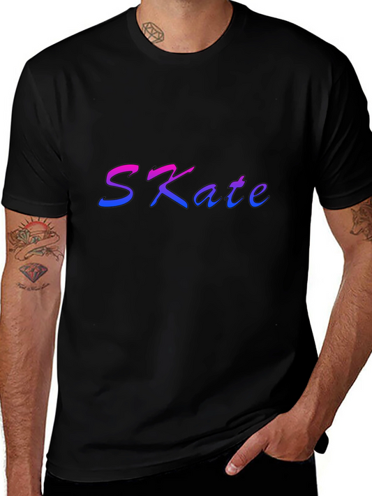 Gradient SKate Black T-Shirt
