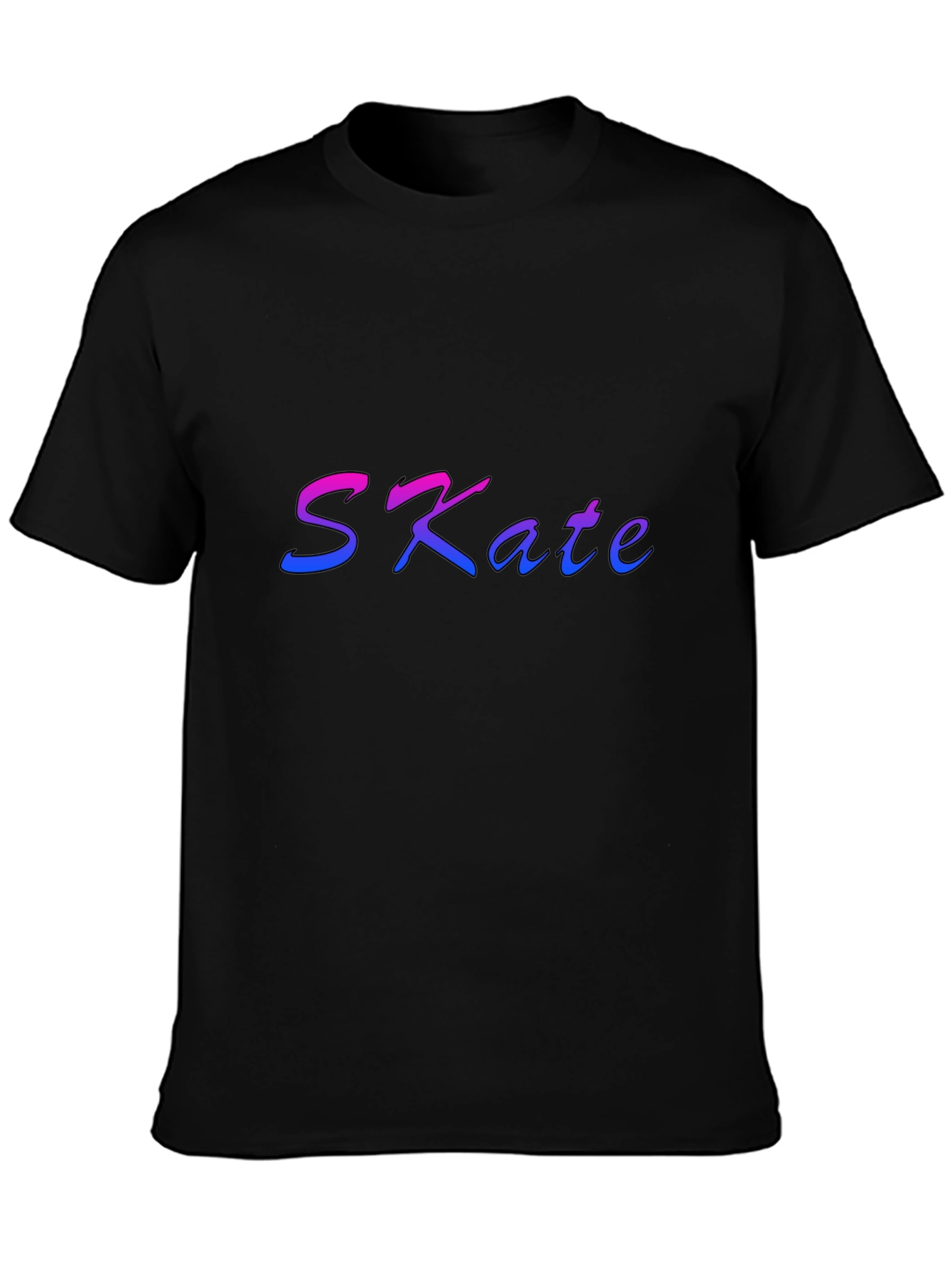 Gradient SKate Black T-Shirt
