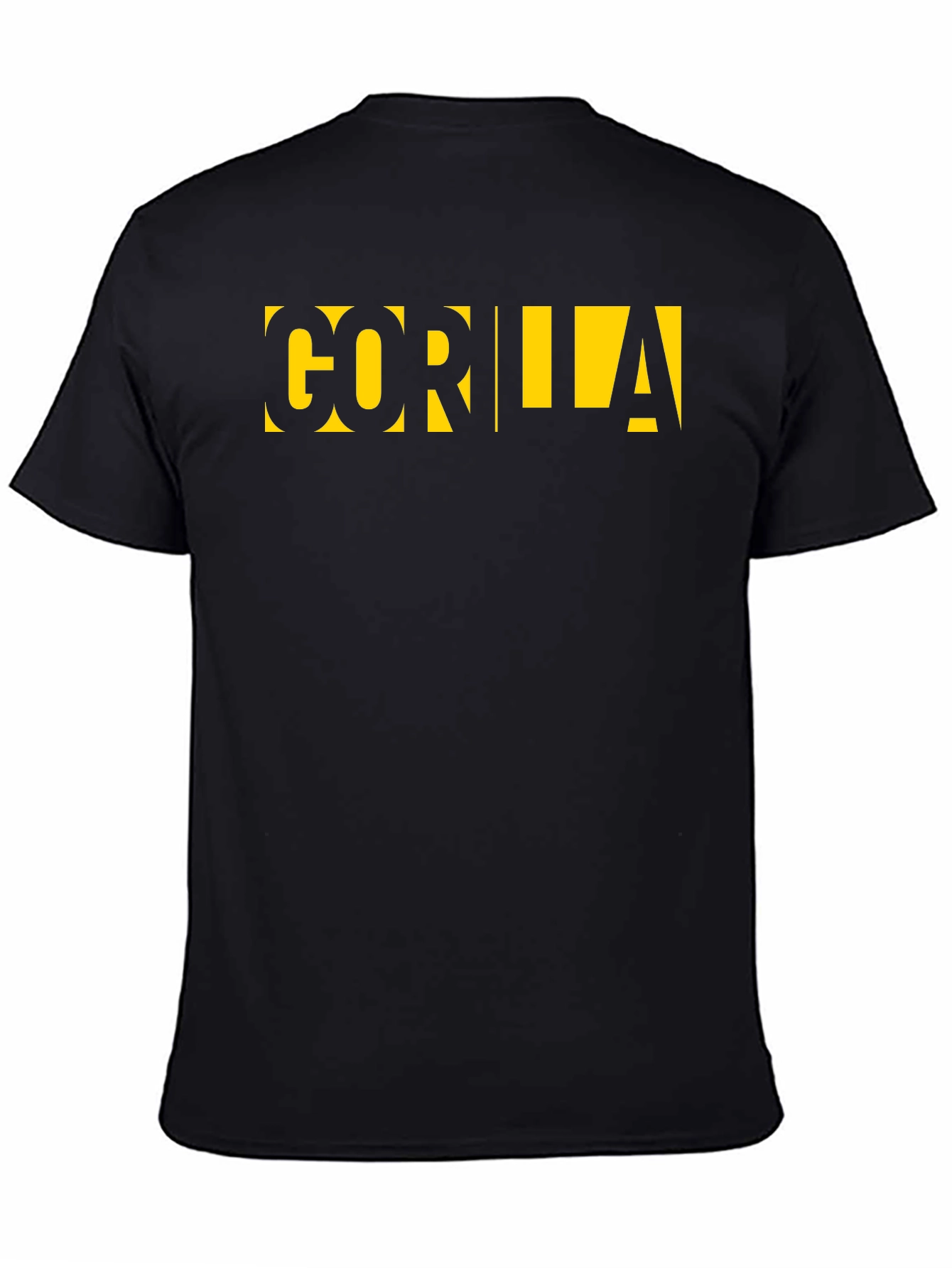 GORILLA Graphic Tee - Bold Black T-Shirt