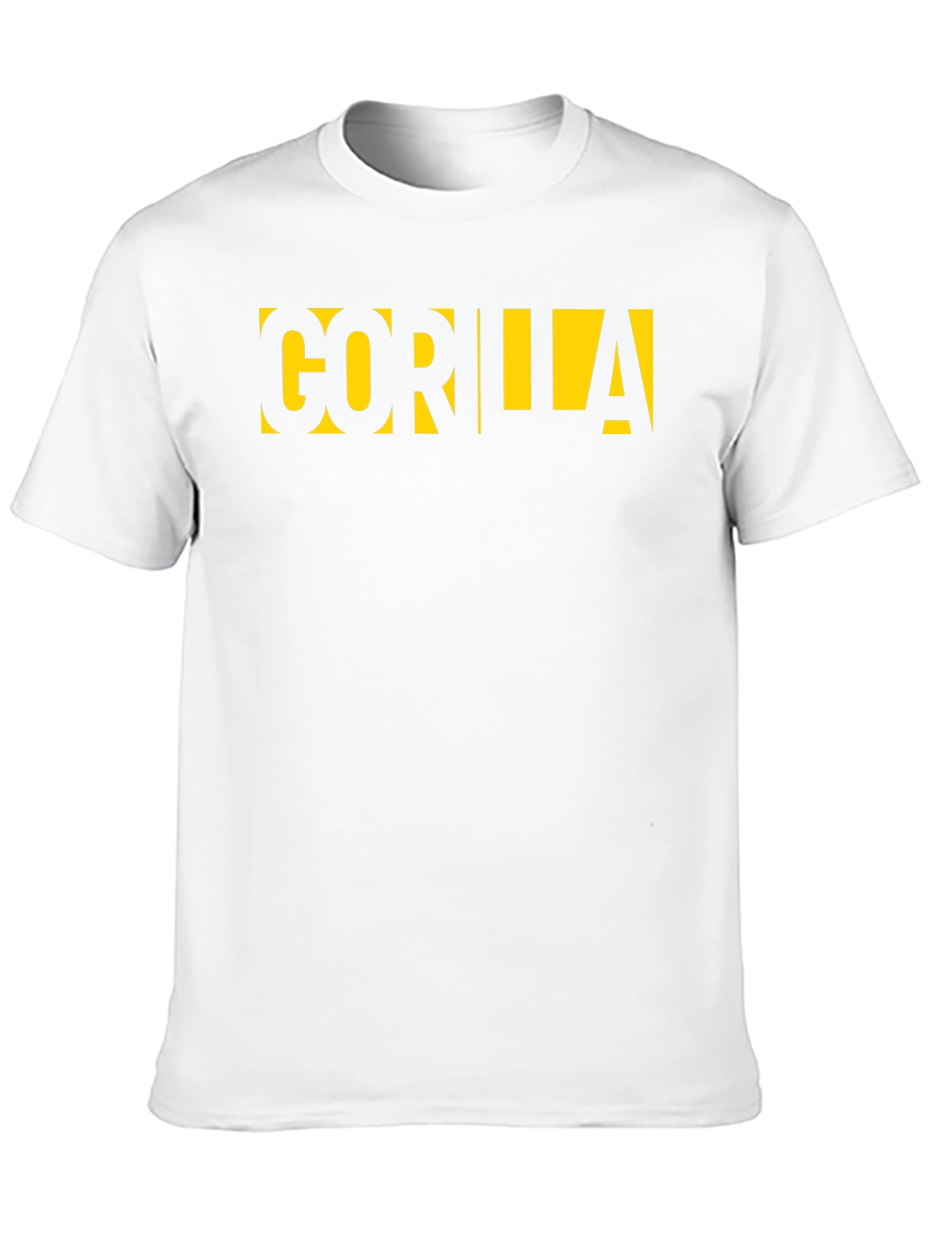 GORILLA Graphic Tee - Bold Black T-Shirt