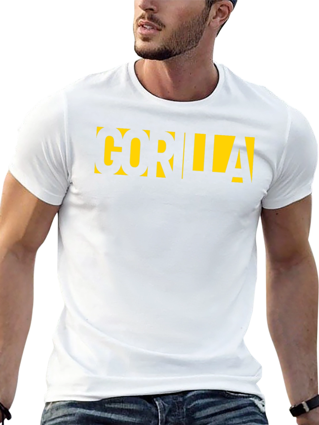 GORILLA Graphic Tee - Bold Black T-Shirt