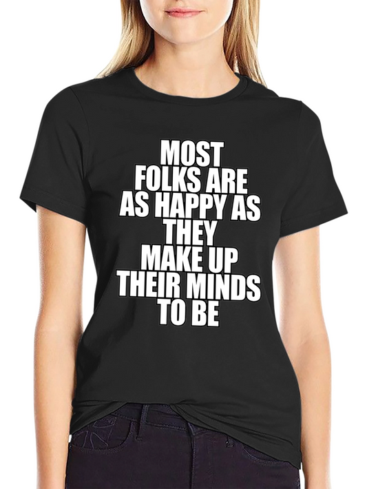 Happy Mindset Tee - Motivational T-Shirt