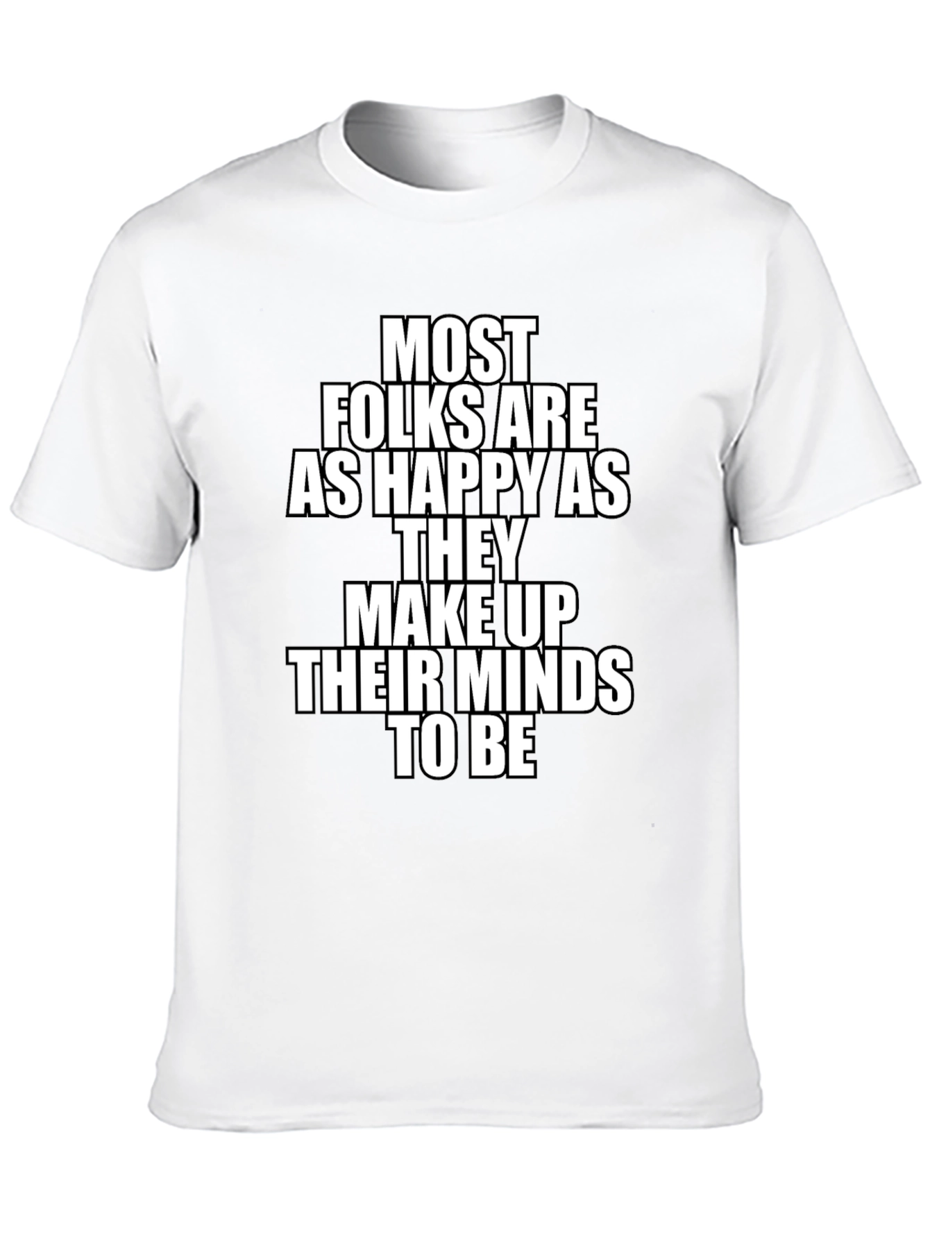Happy Mindset Tee - Motivational T-Shirt