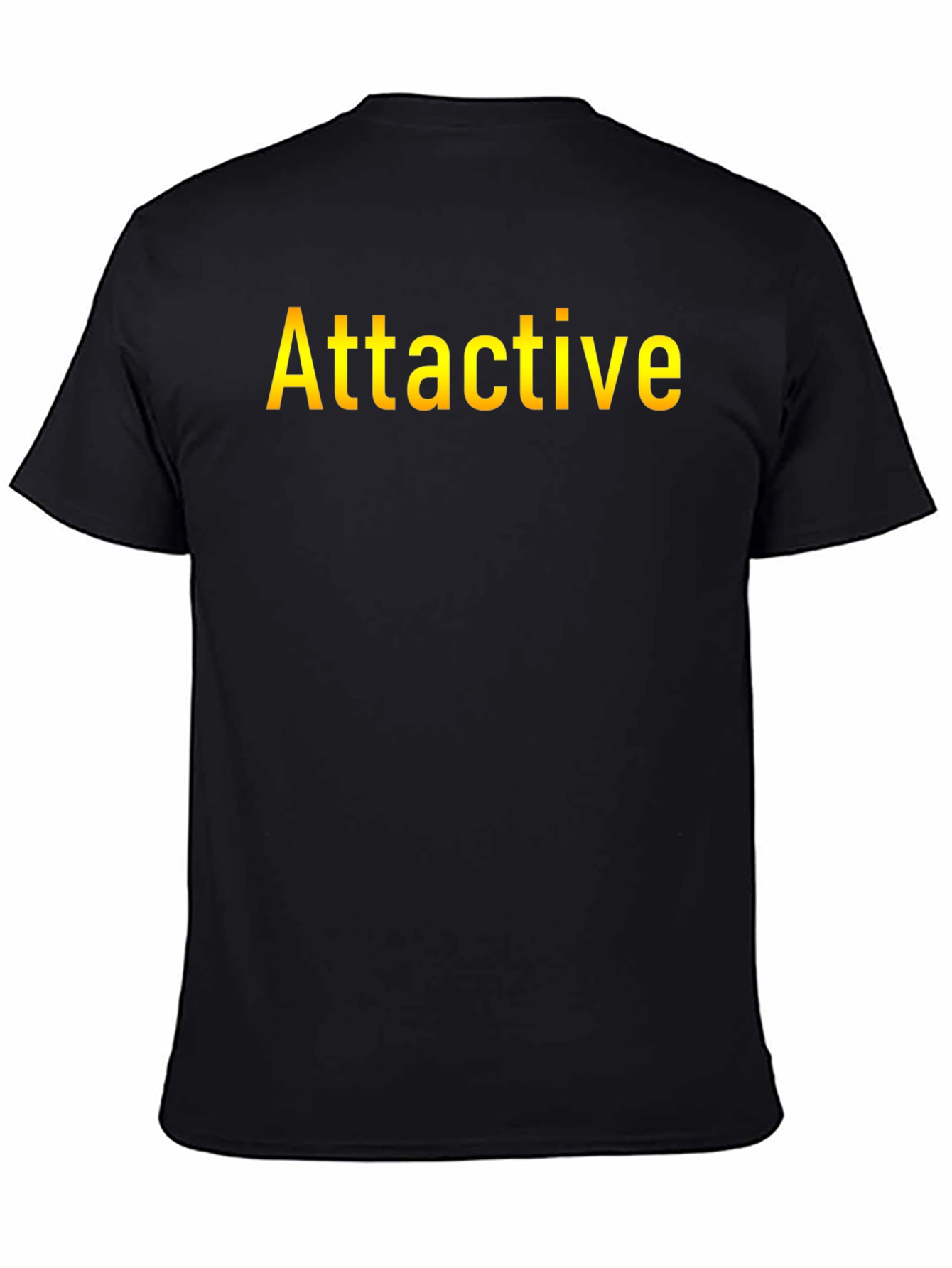 Attractive Graphic T-Shirt - Short Sleeve Black