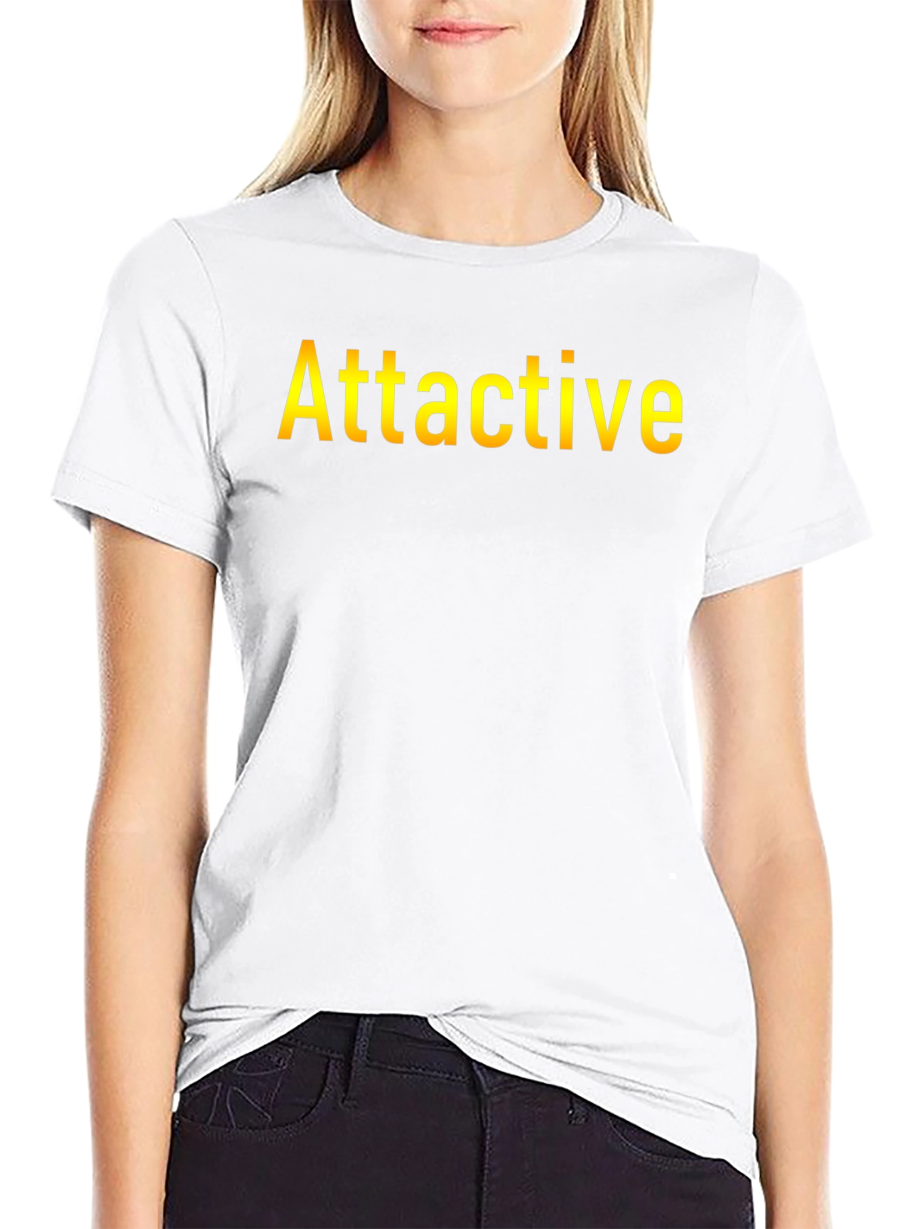 Attractive Graphic T-Shirt - Short Sleeve Black