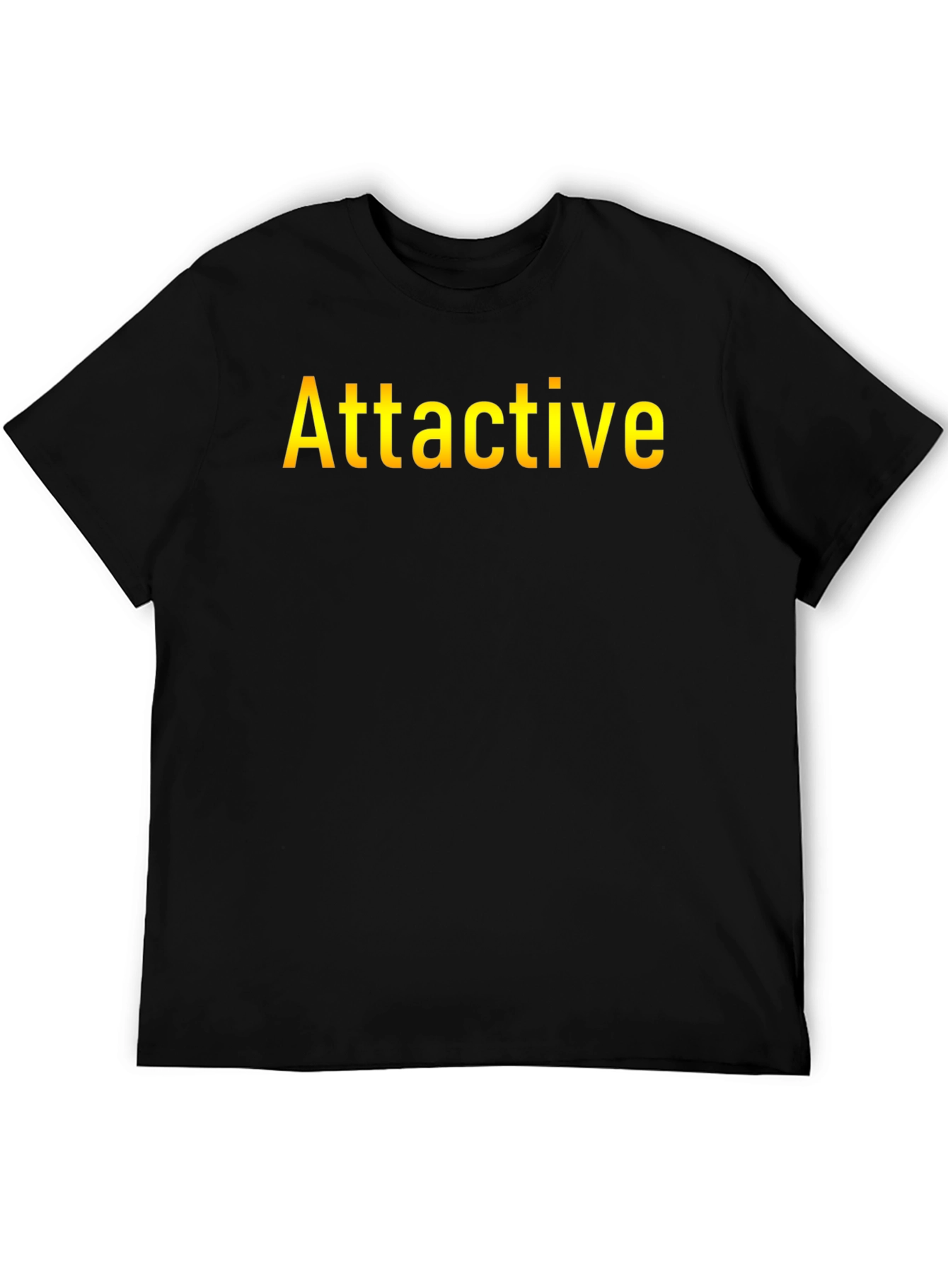 Attractive Graphic T-Shirt - Short Sleeve Black